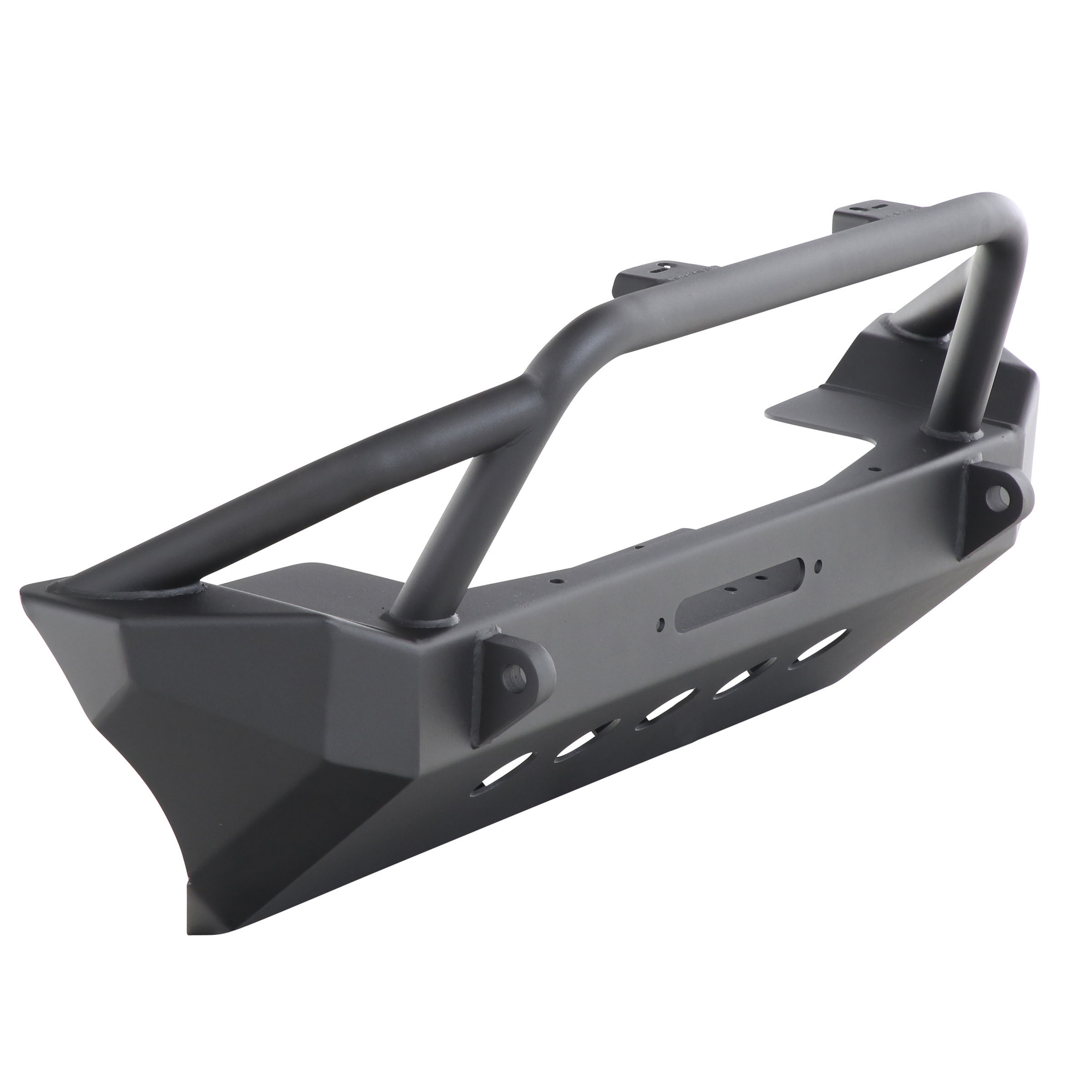 XRC Gen 1 Front Bumper – Textured Black (18+ JL/JLU) view 3