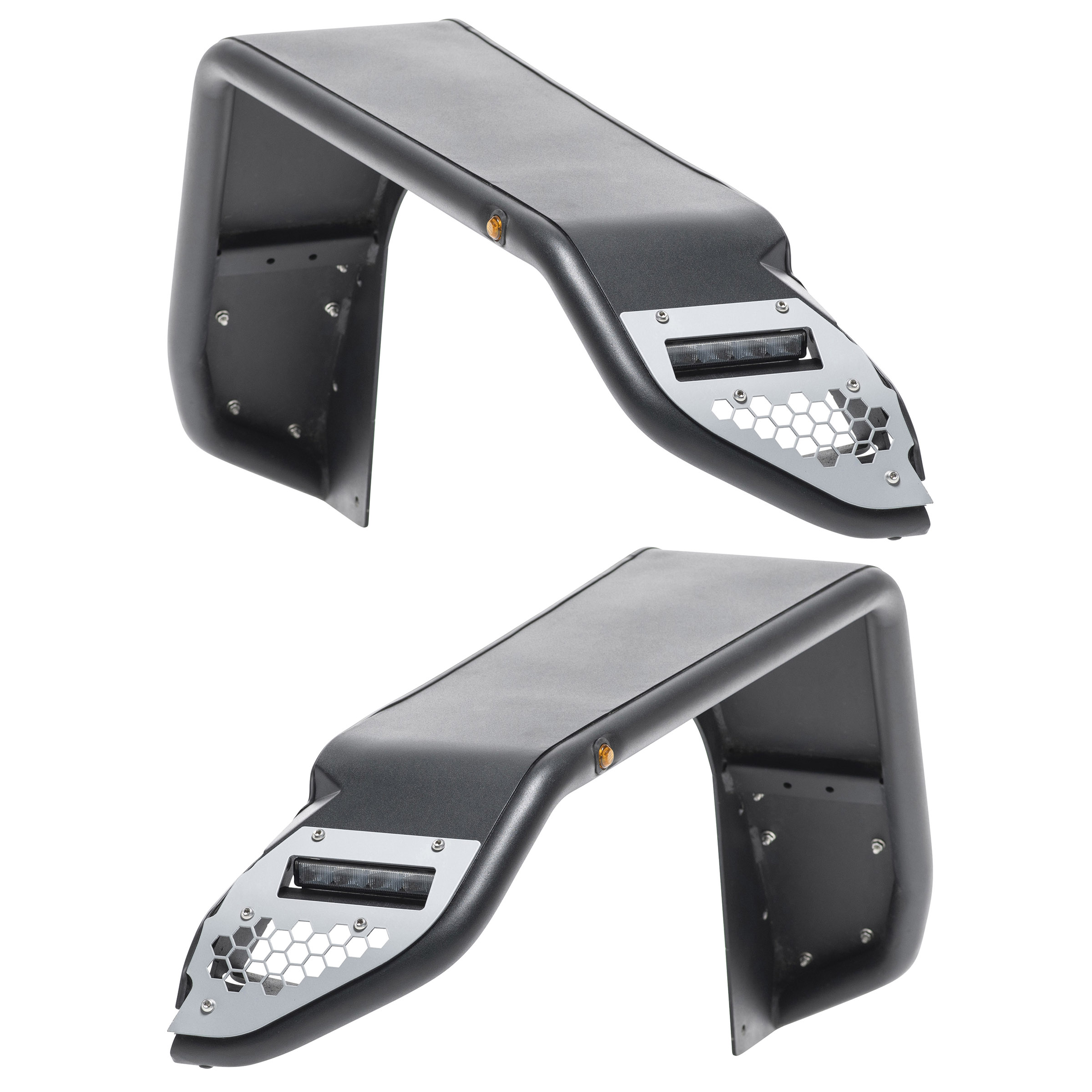 Apollo Front Fender Pair – Textured Black (18+ JL/JT)