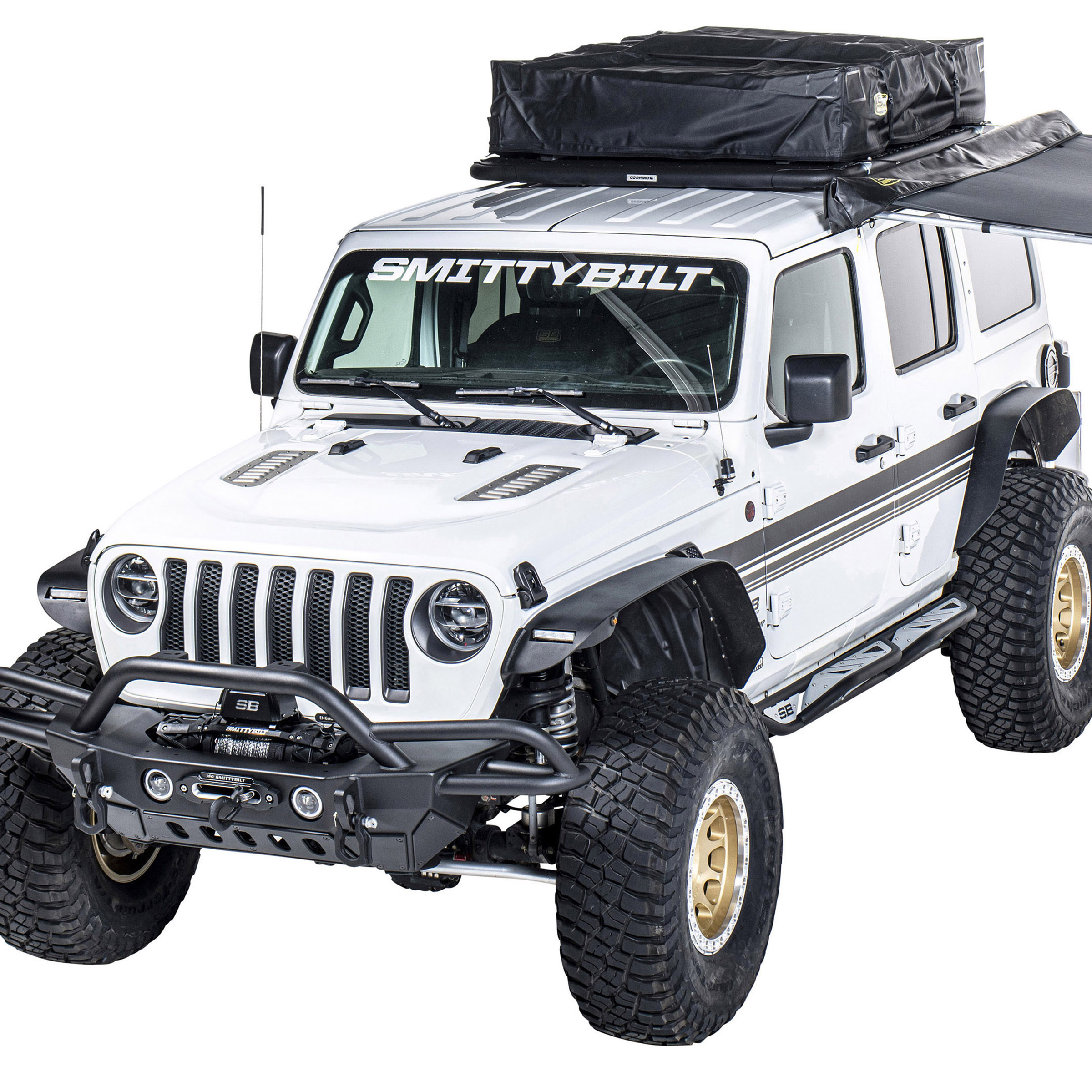 XRC Flat Fender Flare Kit – Set of 4 – Textured Black (18+ JLU)