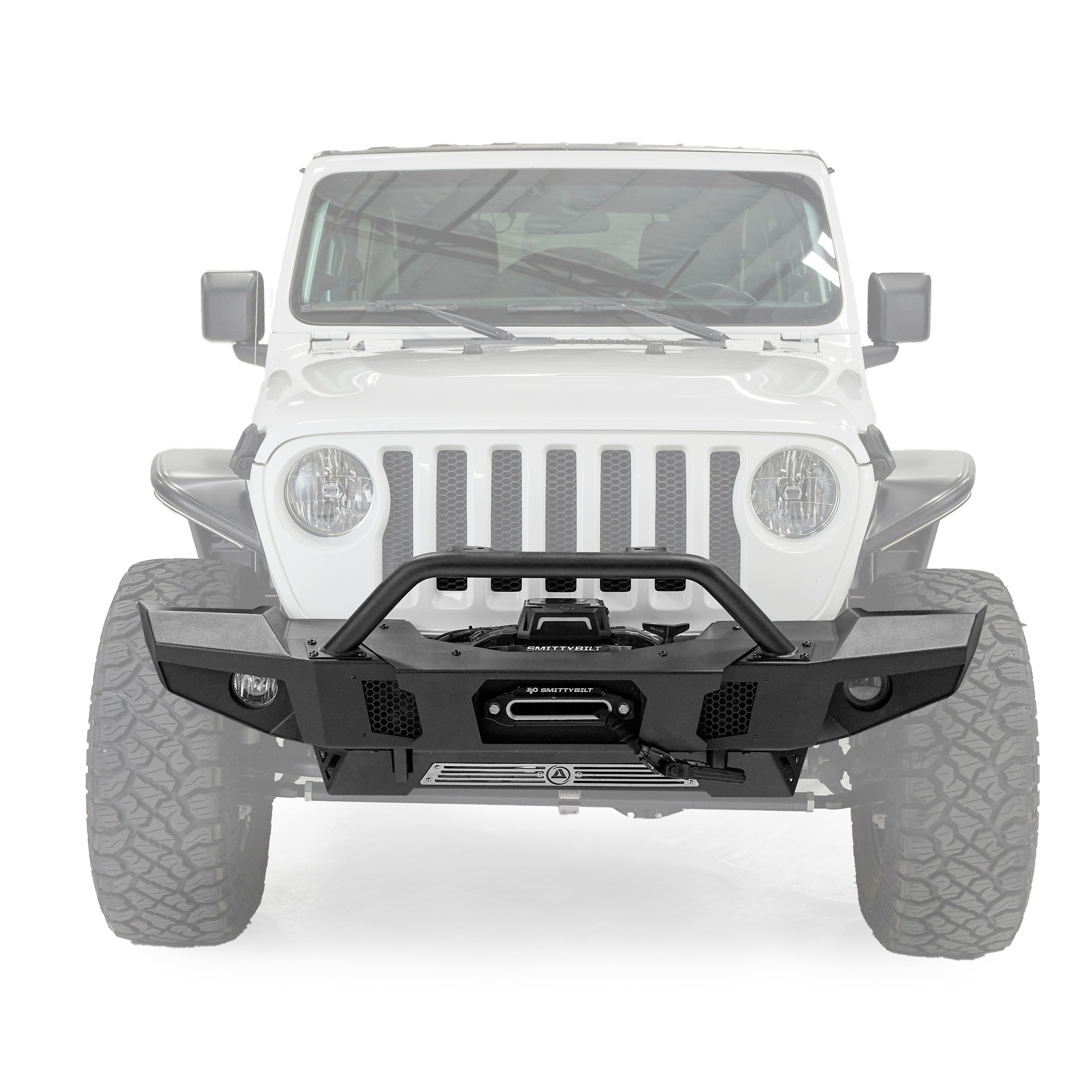 XRC Atlas Front Bumper – Textured Black (07+ JK/JL/JT)