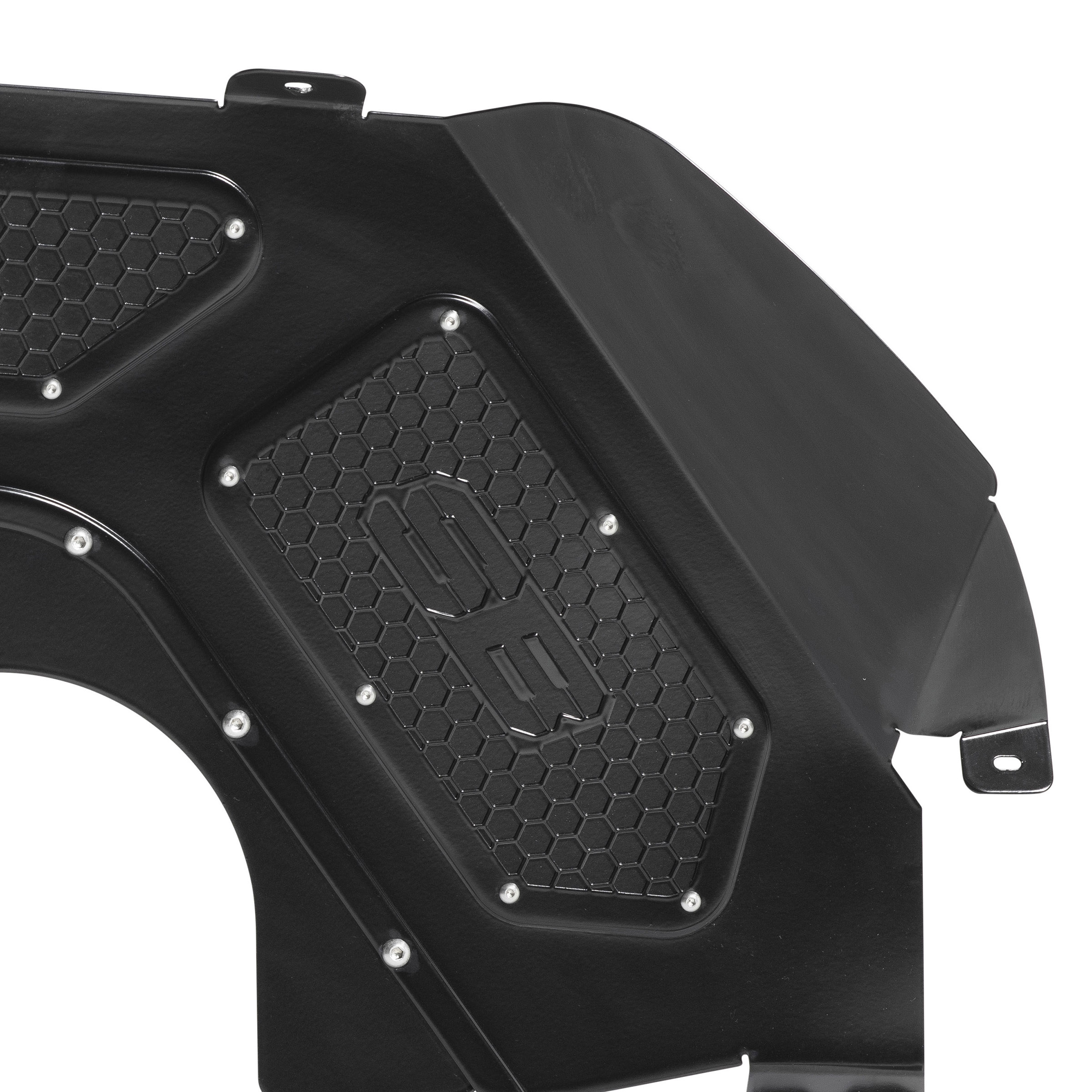 Front Aluminum Inner Fender Liner Pair – Black (18+ JL/JLU) view 8