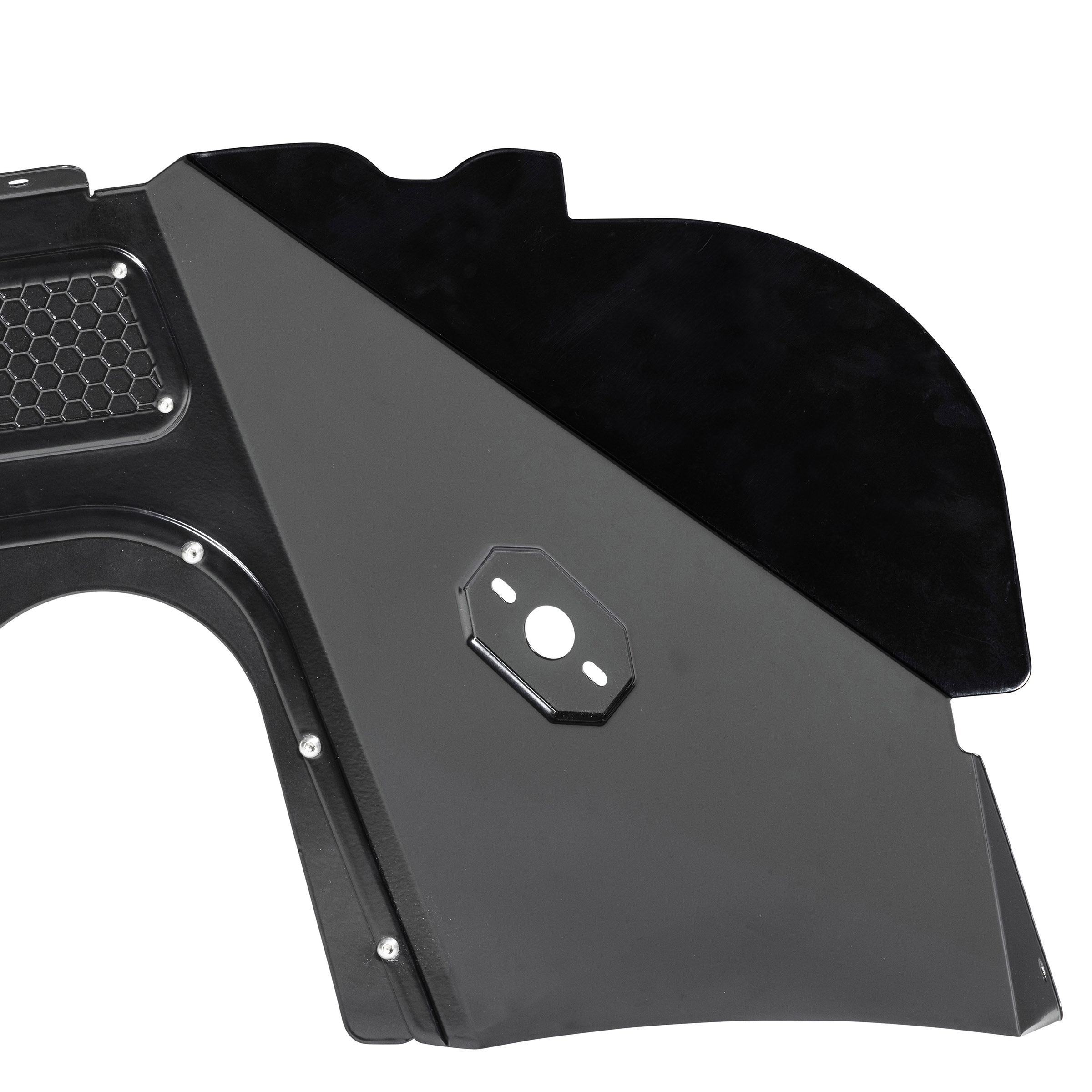 Front Aluminum Inner Fender Liner Pair – Black (18+ JL/JLU) view 9