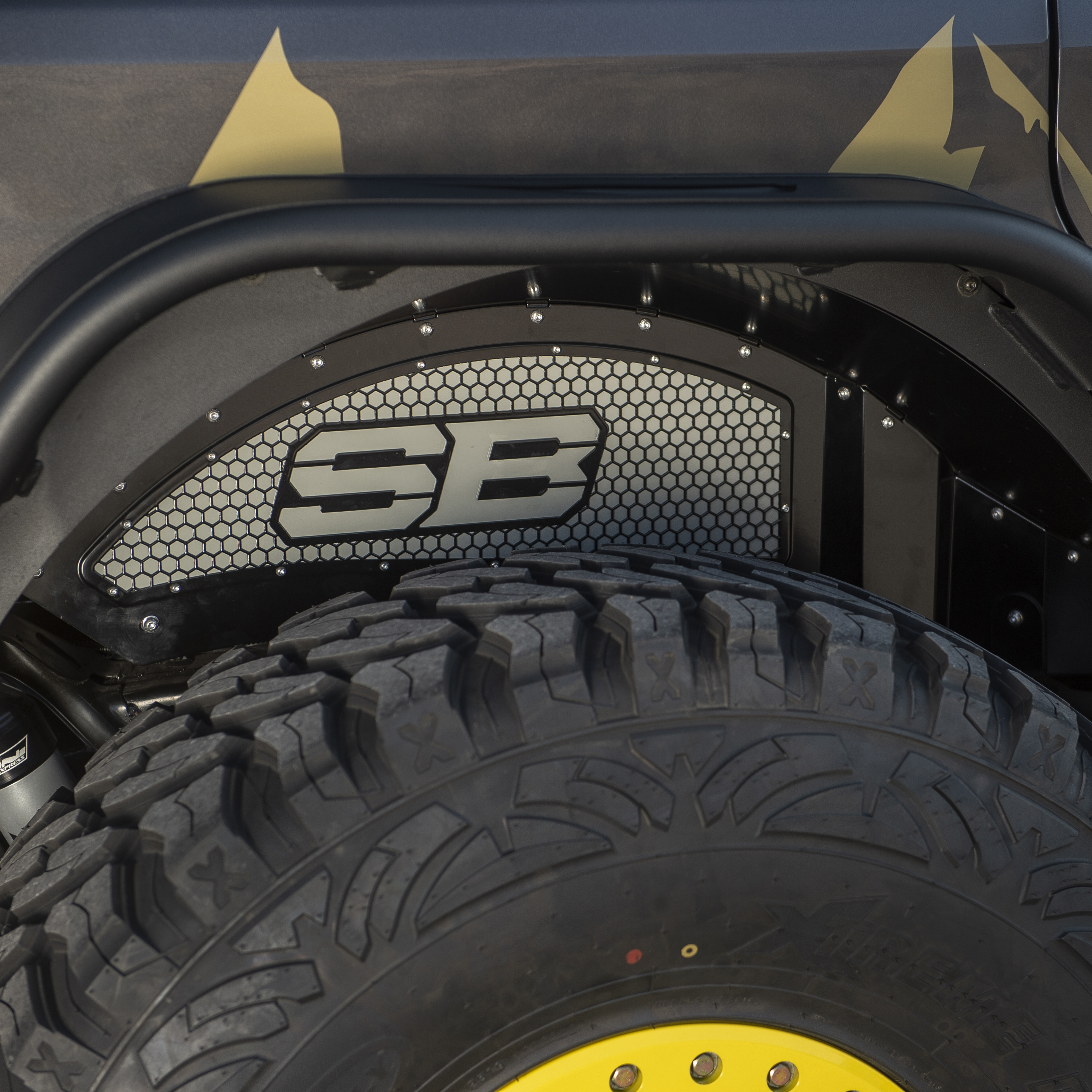 Rear Aluminum Inner Fender Liner Pair – Black (18+ JL/JLU)