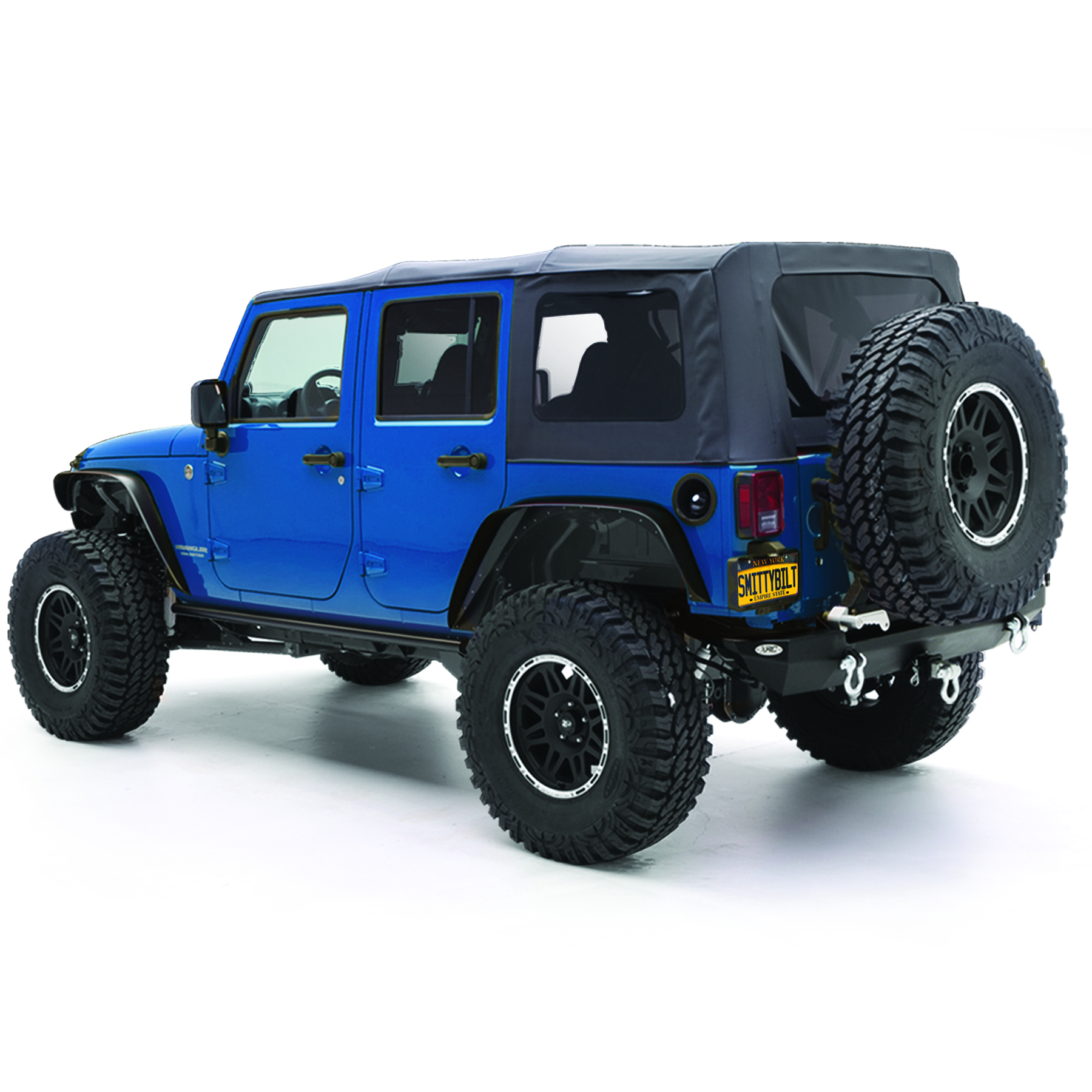 OEM Replacement Soft Top w/ Tinted Windows – Black Diamond (07-09 JKU)