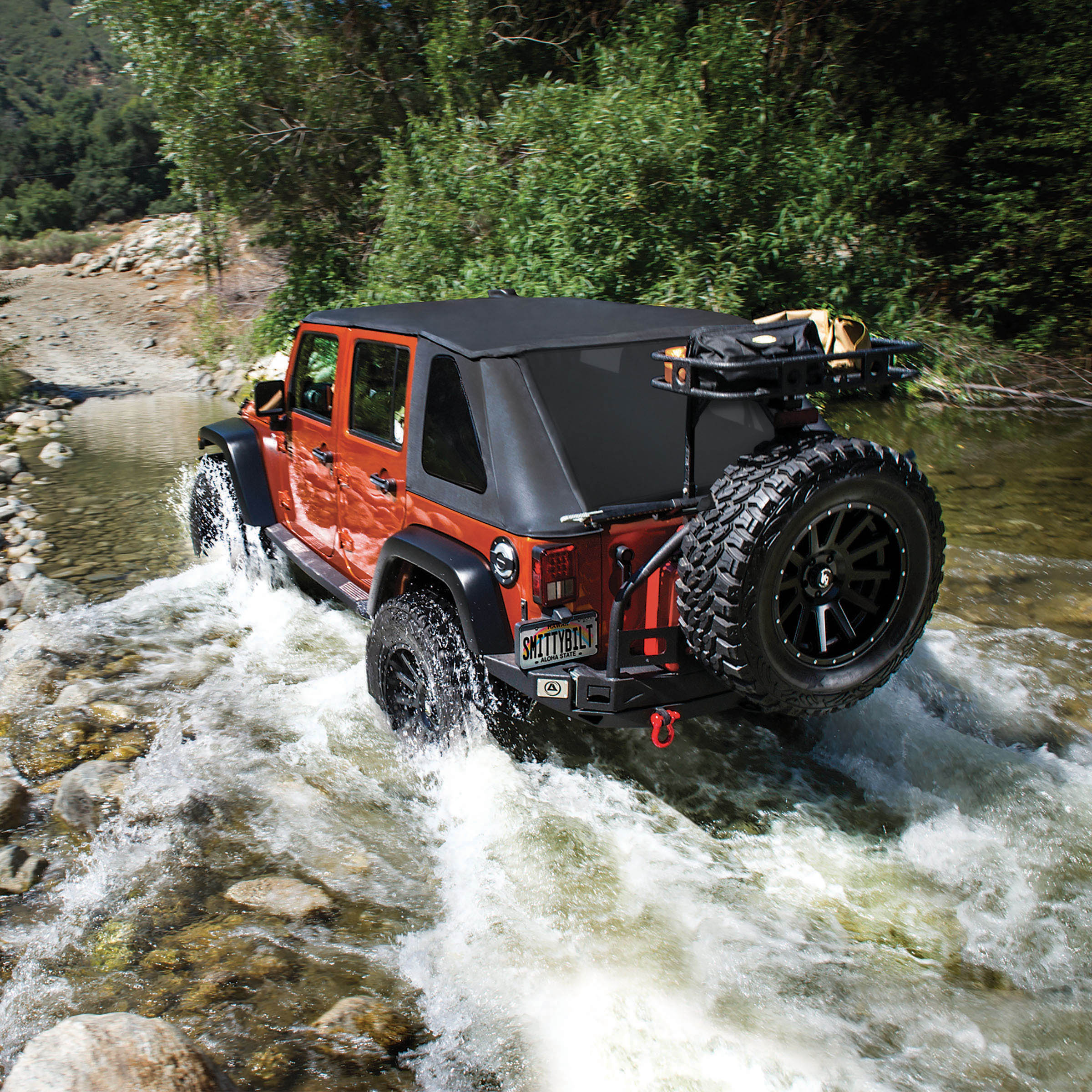 Bowless Combo Top Kit w/ Tinted Windows – Black Diamond (07-18 JKU) view 14
