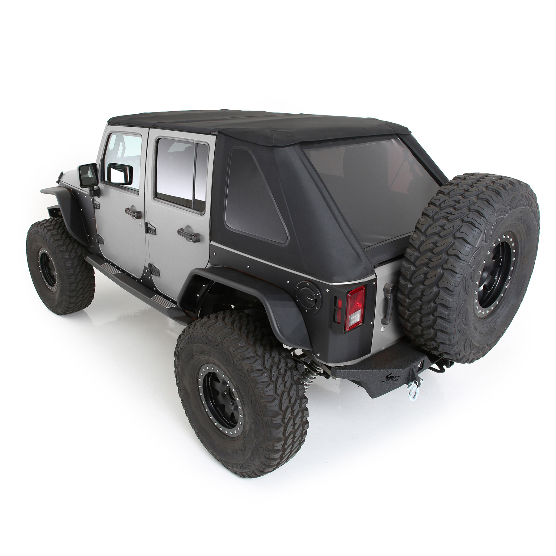 Bowless Combo Top w/ Tinted Windows – Black Diamond (07-18 JKU)