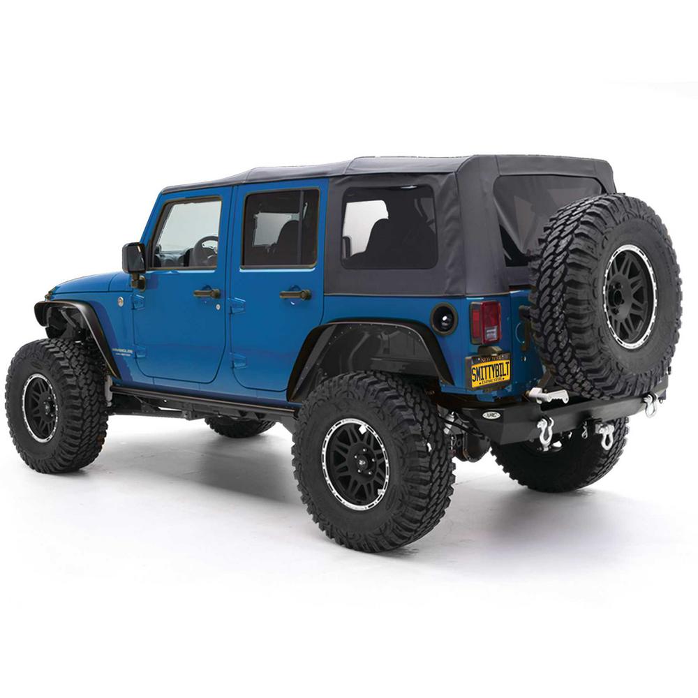 OEM Replacement Soft Top w/ Tinted Windows – Black Diamond (10-18 JKU)