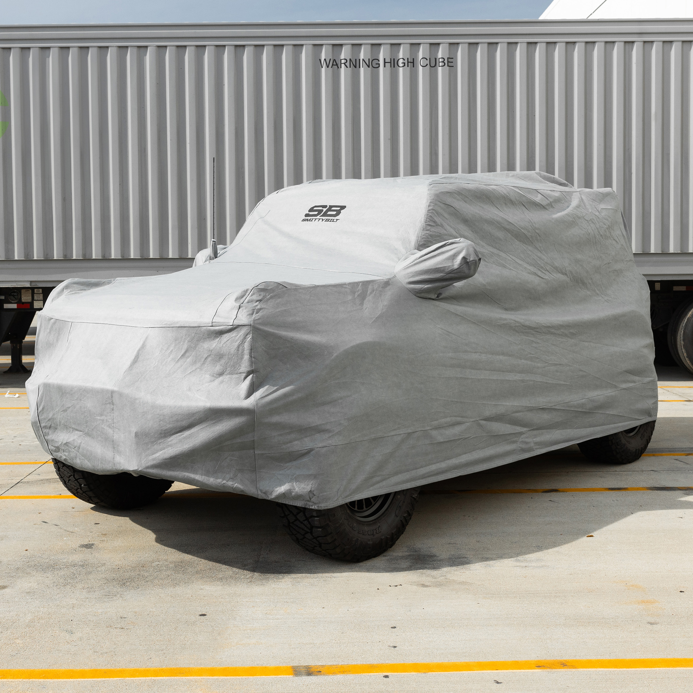 Full Car Cover w/ Storage Bag, Lock & Cable – Gray (21+ Bronco 2DR)