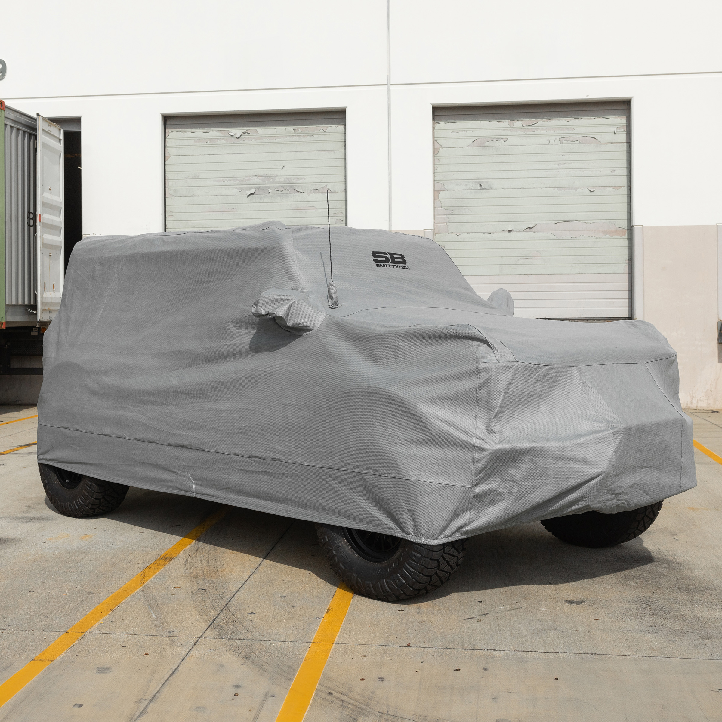 Full Car Cover w/ Storage Bag, Lock & Cable – Gray (21+ Bronco 2DR) view 2
