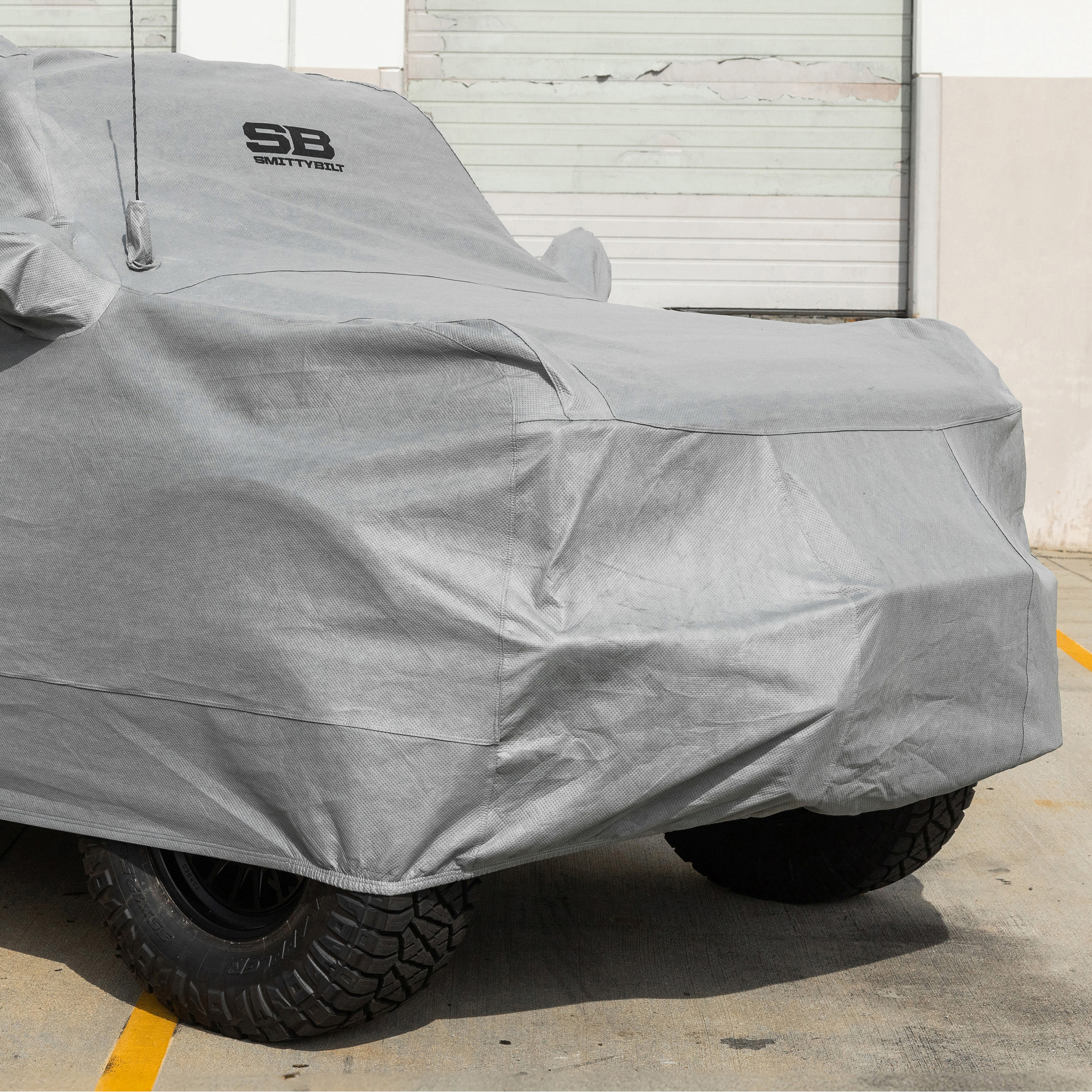 Full Car Cover w/ Storage Bag, Lock & Cable – Gray (21+ Bronco 2DR) view 3