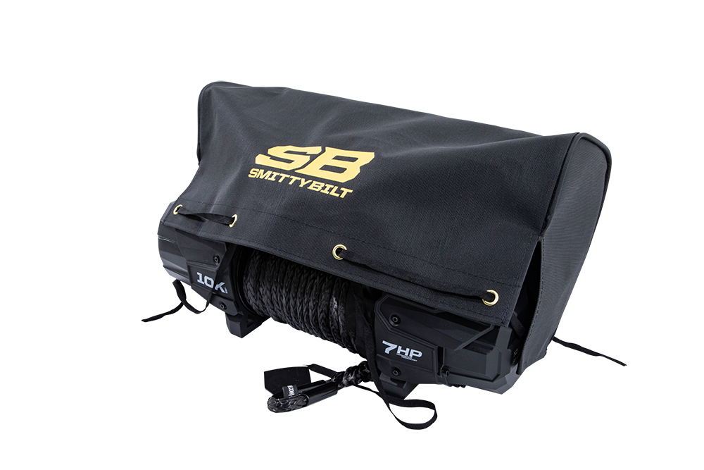Winch Cover – SB Logo New – Black view 2