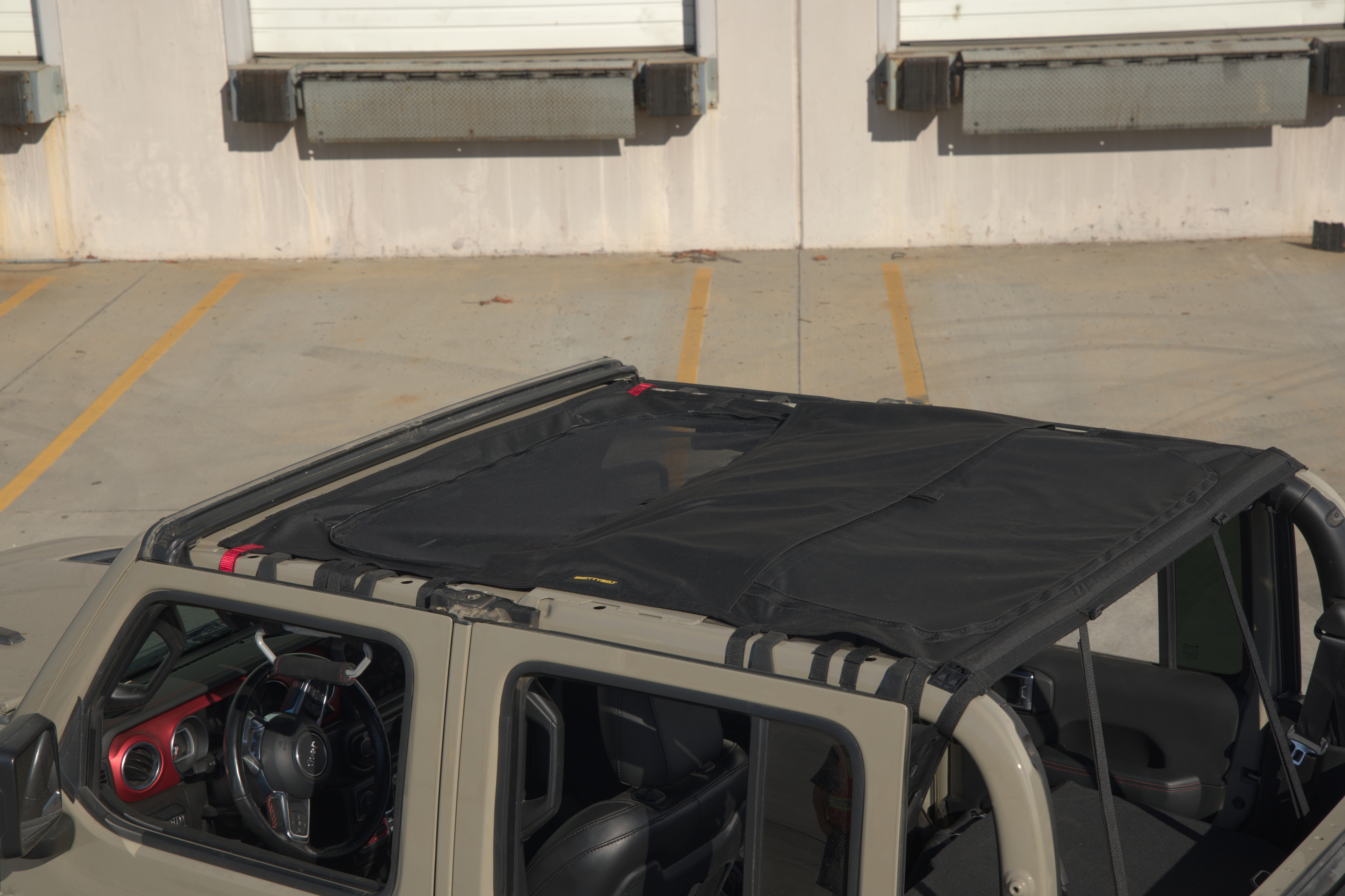 Extended Shade Top w/ Skylights – Black Diamond/Mesh (20+ JT)