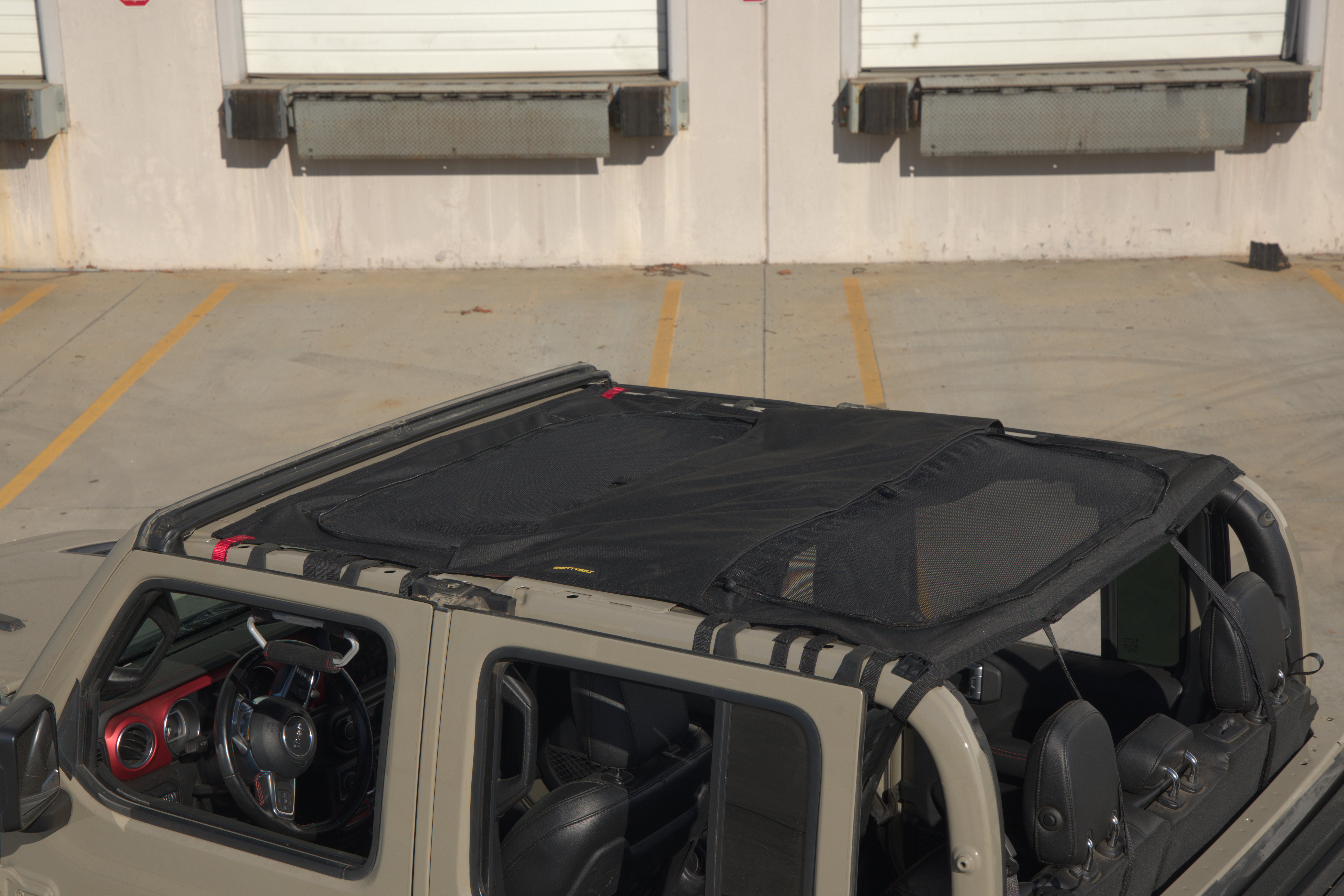 Extended Shade Top w/ Skylights – Black Diamond/Mesh (20+ JT) view 4