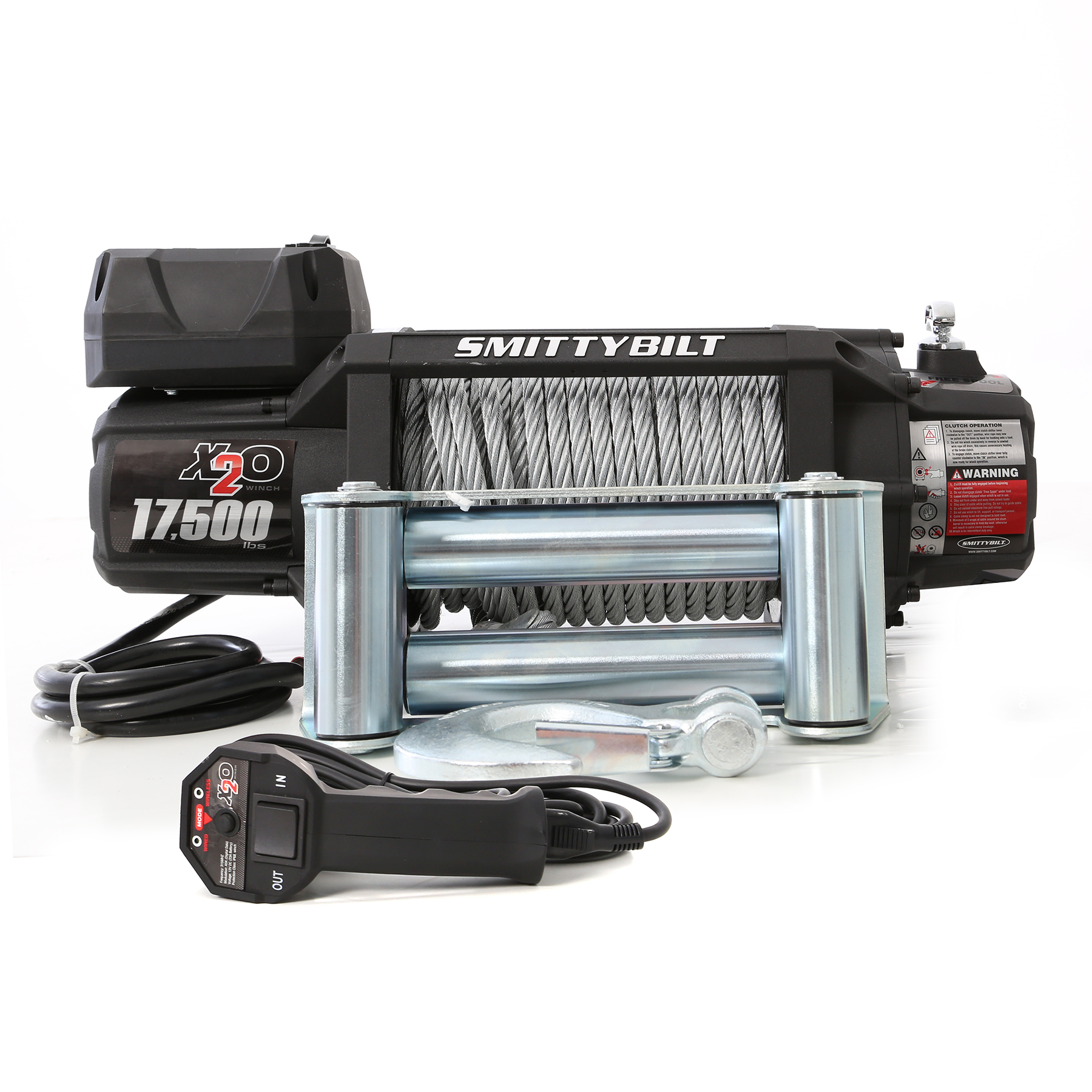 X2O Gen 2 17,500lb Winch w/ Steel Cable