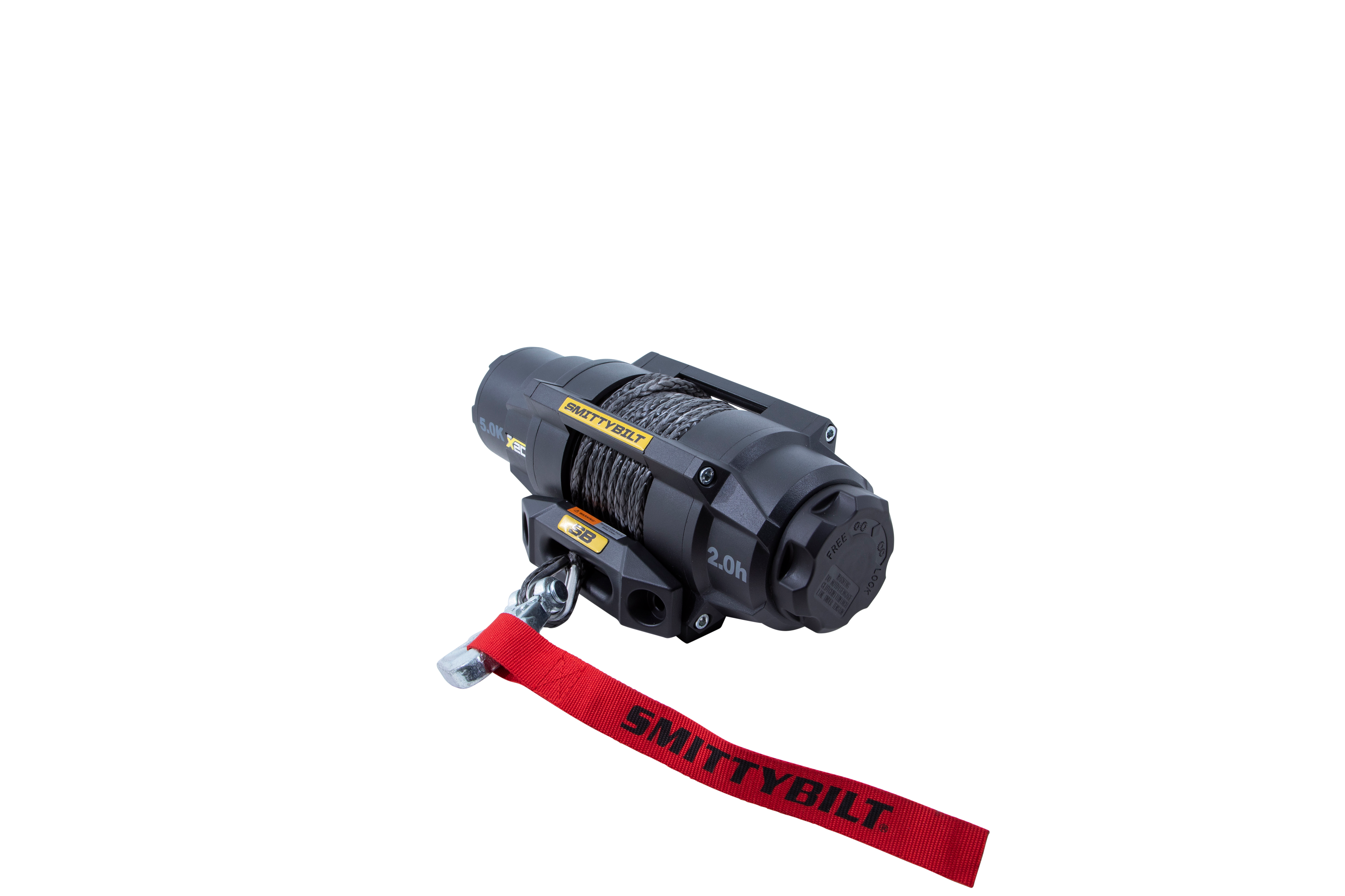 X2O 5K lbs ATV/UTV Winch w/ Synthetic Rope and Wireless Remote view 2