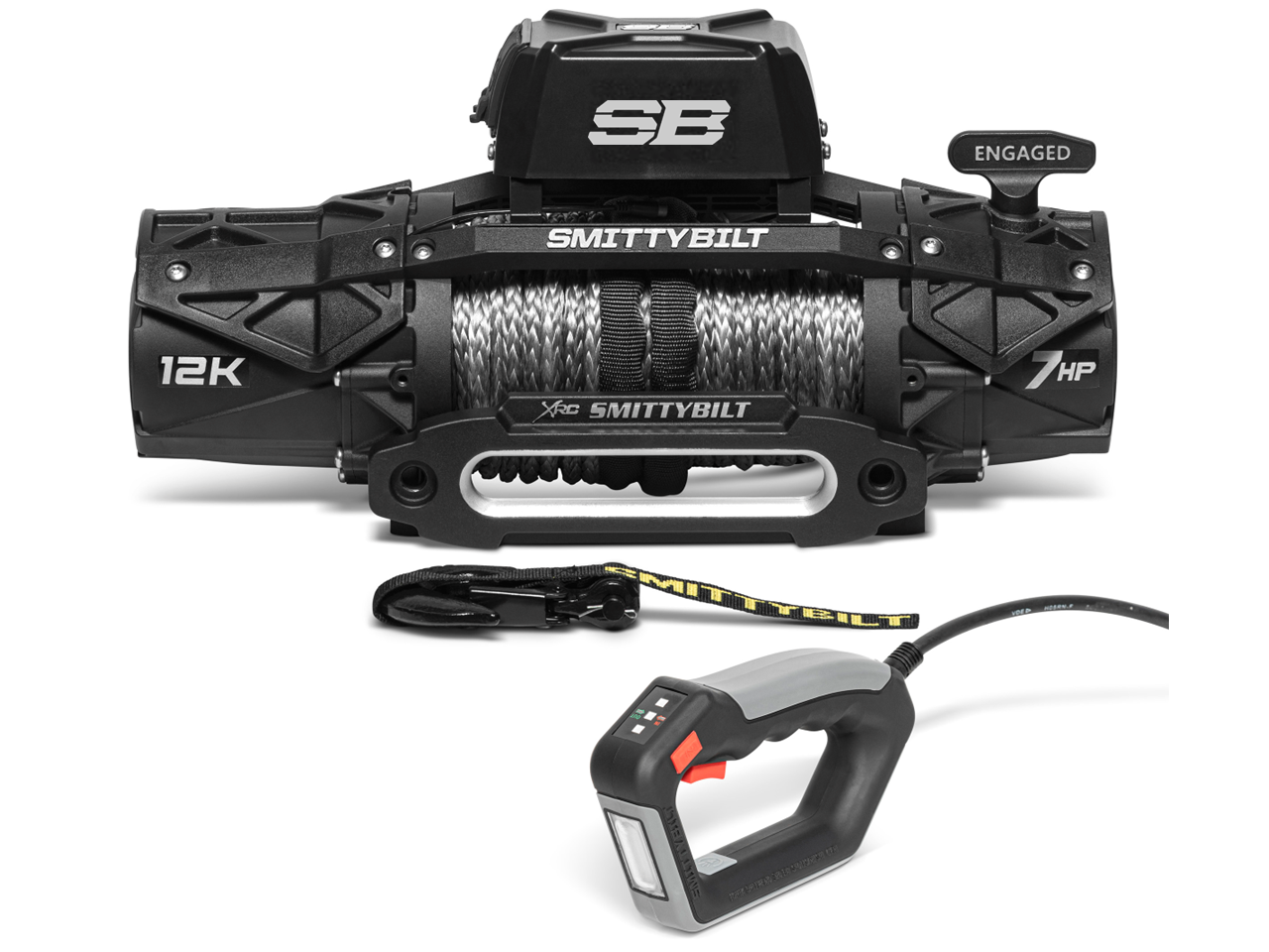XRC Gen 3 12,000lb Comp Winch w/ Synthetic Rope view 2