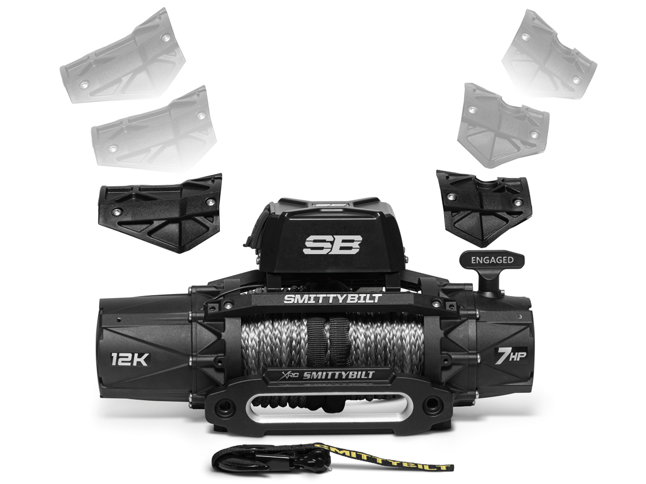 XRC Gen 3 12,000lb Comp Winch w/ Synthetic Rope view 4