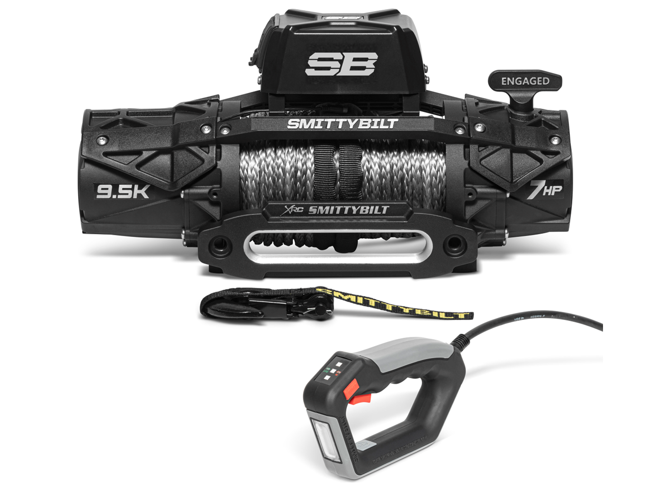 XRC Gen 3 9,500lb Comp Winch w/ Synthetic Rope view 2