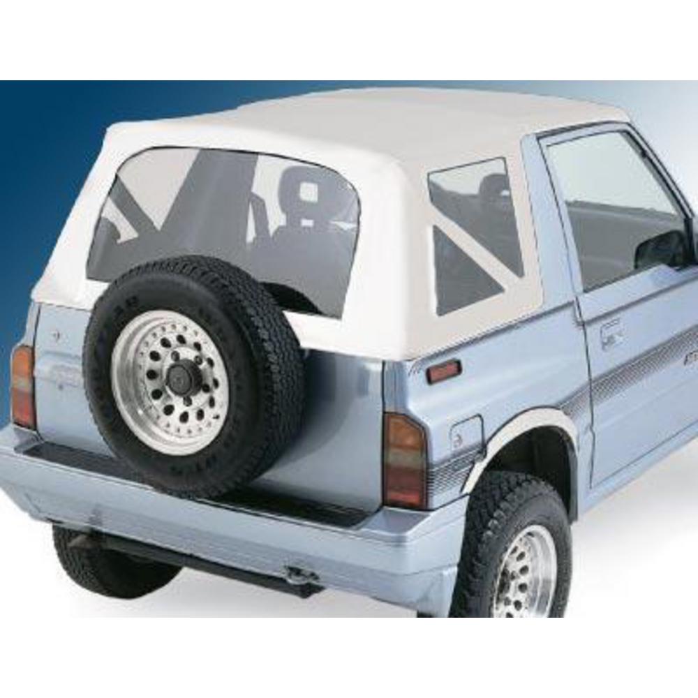 OEM Replacement Soft Top – Vinyl White (86-94 Geo Tracker / Suzuki Sidekick)