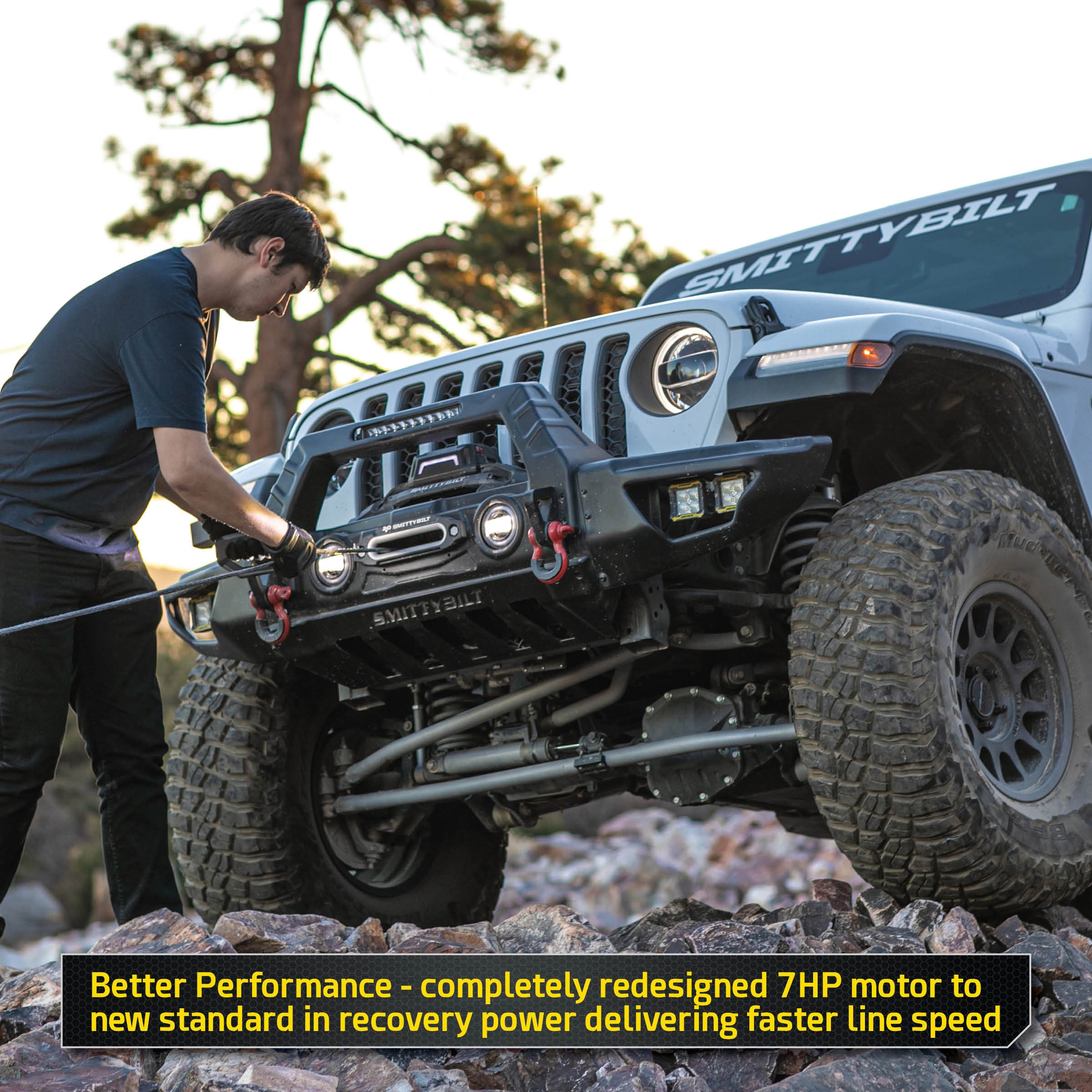 X2O GEN3 12K Winch with Synthetic Rope view 10