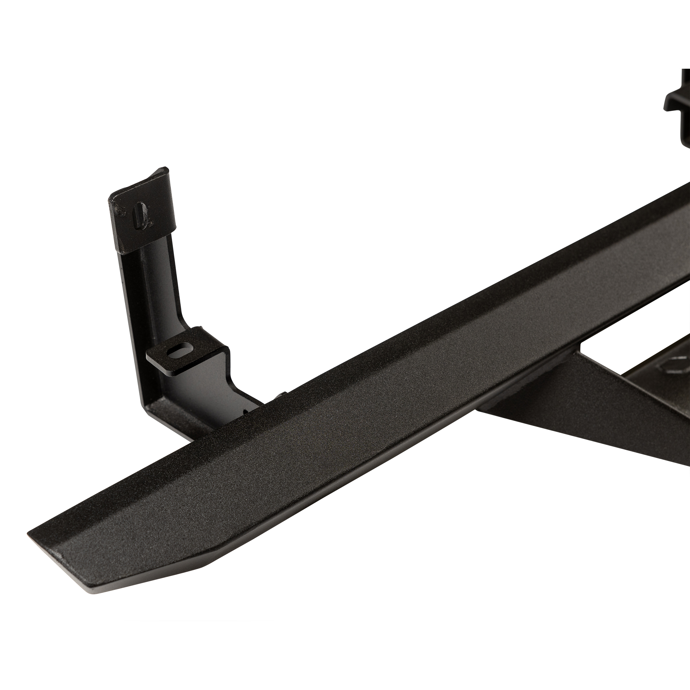 Angular Drop Steps – Textured Black (19-24 Chevy 1500) view 2