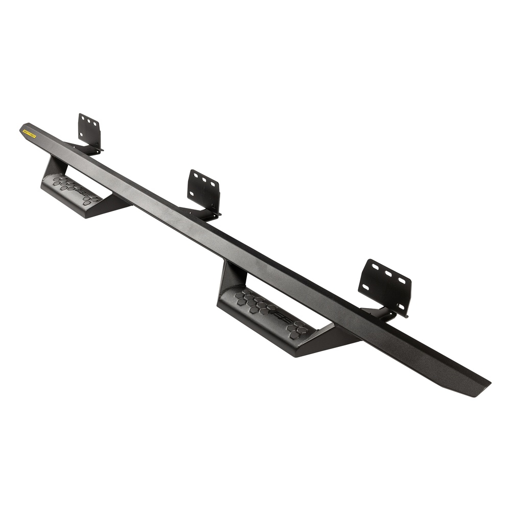 Angular Drop Steps – Textured Black (19-24 Ram 1500) view 4