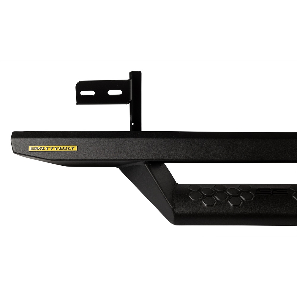 Angular Drop Steps – Textured Black (19-24 Ram 2500/3500) view 3