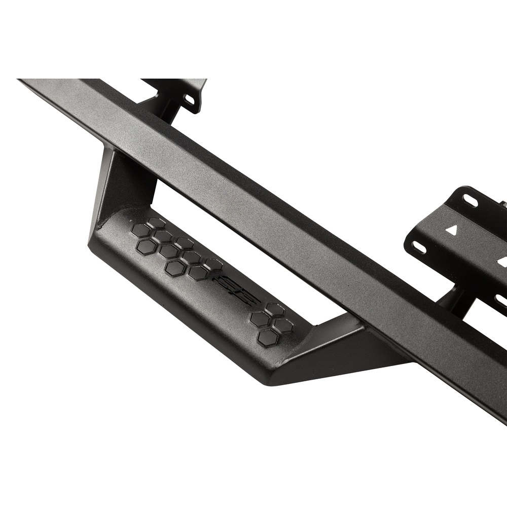 Angular Drop Steps – Textured Black (15+ Ford F-Series) view 3