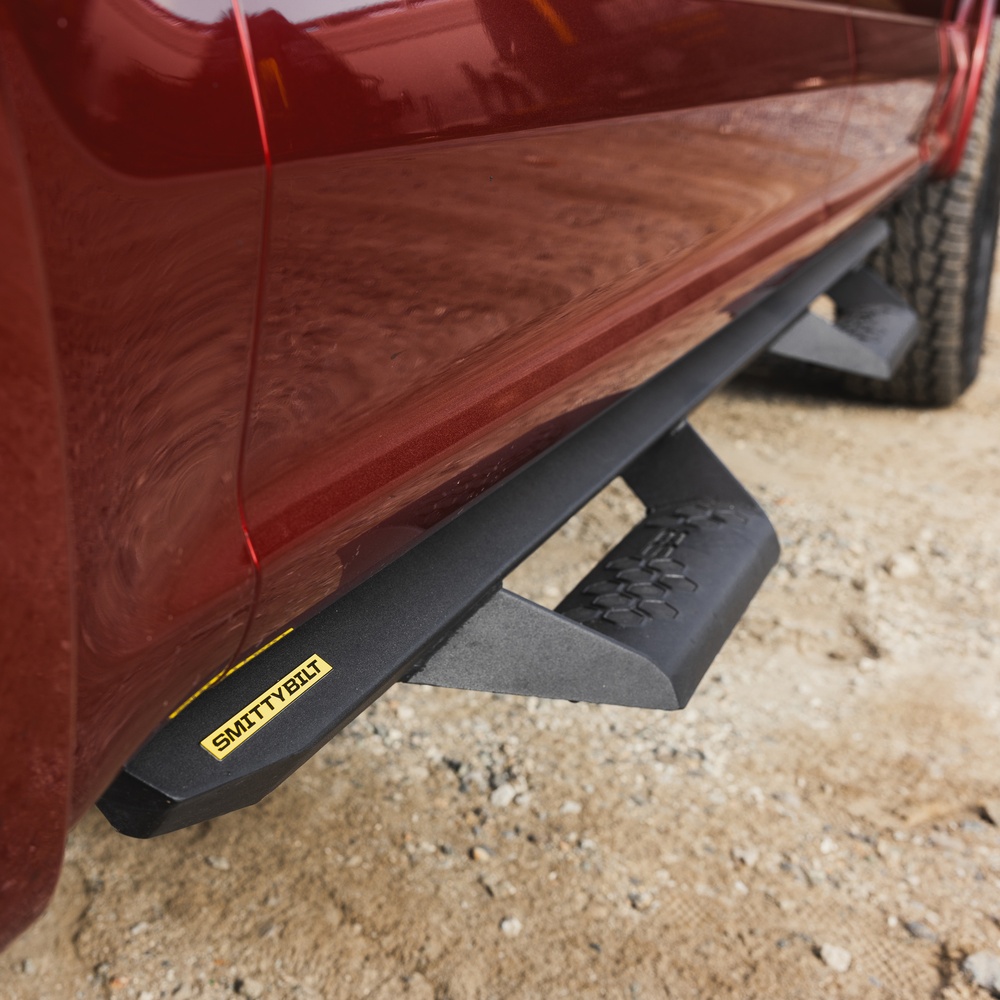 Angular Drop Steps – Textured Black (15+ Ford F-Series) view 10