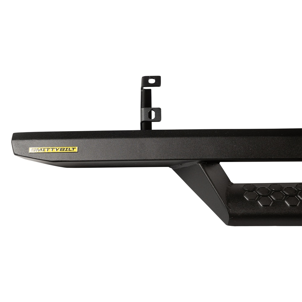 Angular Drop Steps – Textured Black (21+ Bronco 4DR) view 2