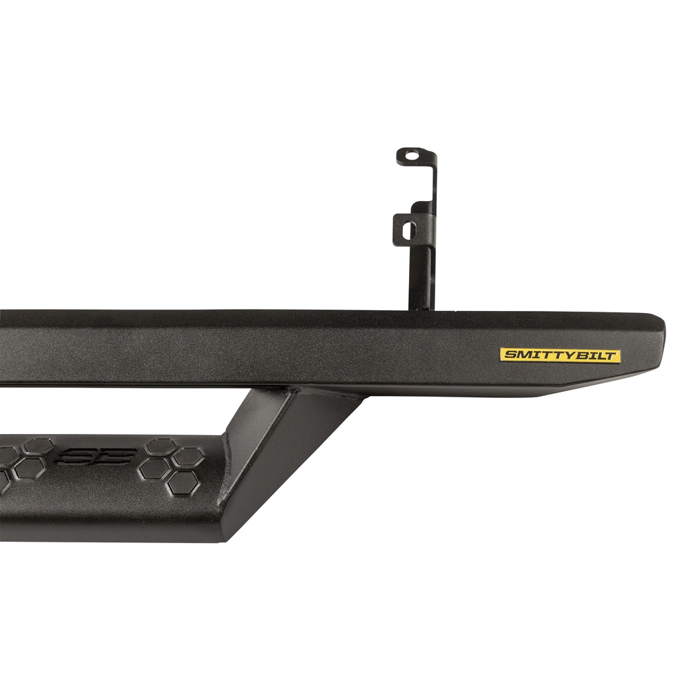 Angular Drop Steps – Textured Black (22+ Toyota Tundra) view 3