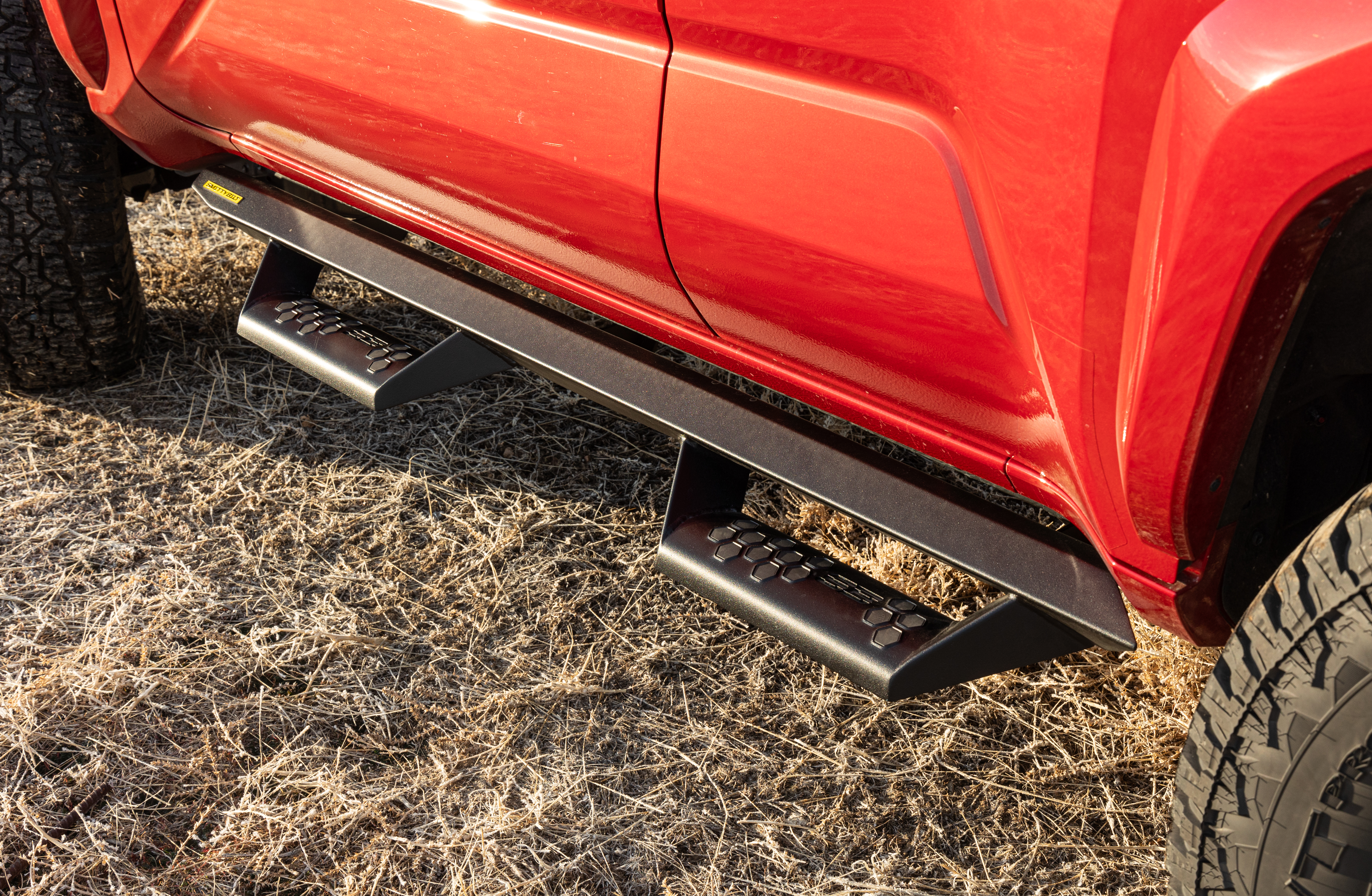 Angular Drop Steps – Textured Black (25+ Toyota 4Runner) view 3