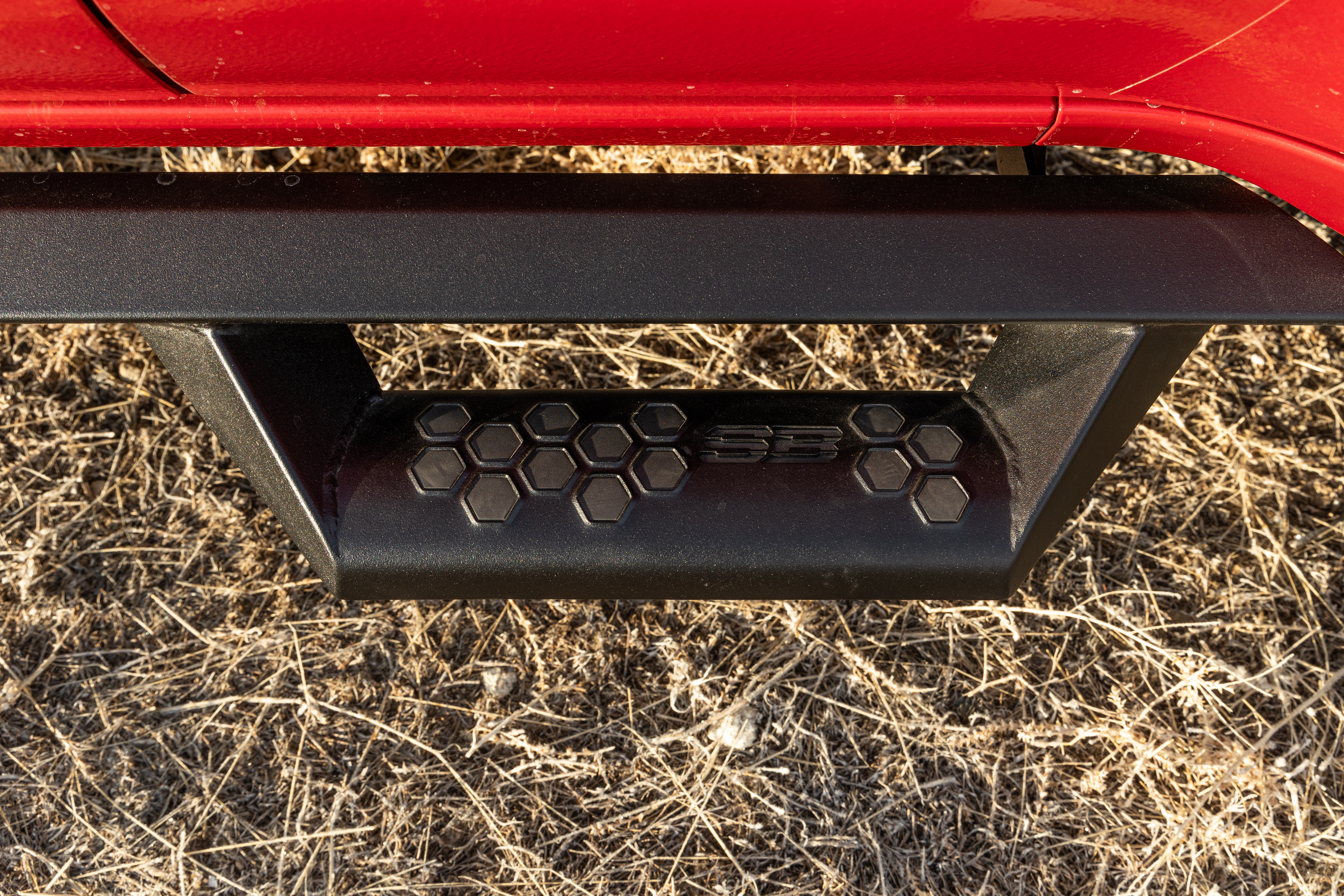 Angular Drop Steps – Textured Black (25+ Toyota 4Runner) view 7