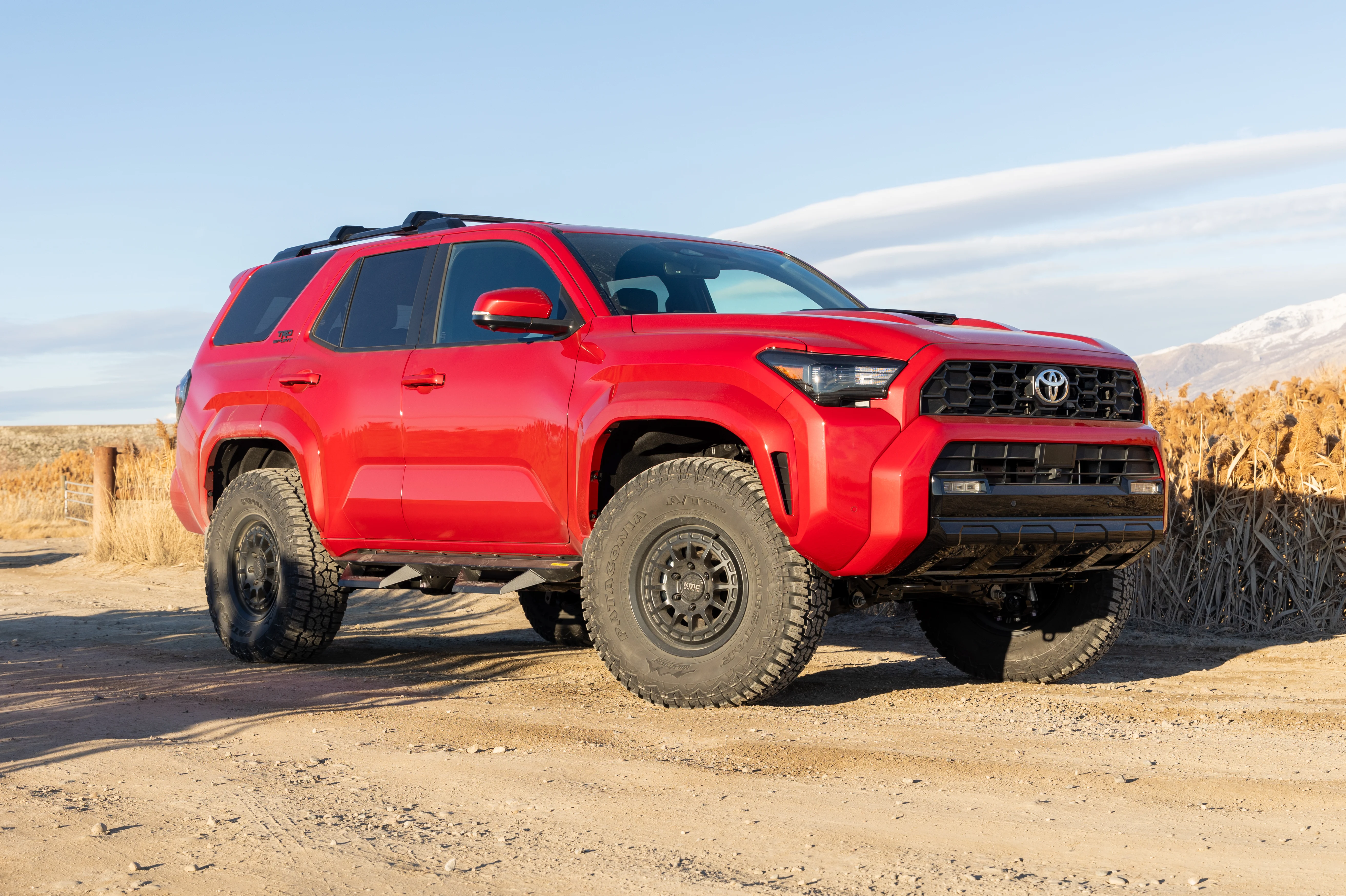 Angular Drop Steps – Textured Black (25+ Toyota 4Runner) view 8