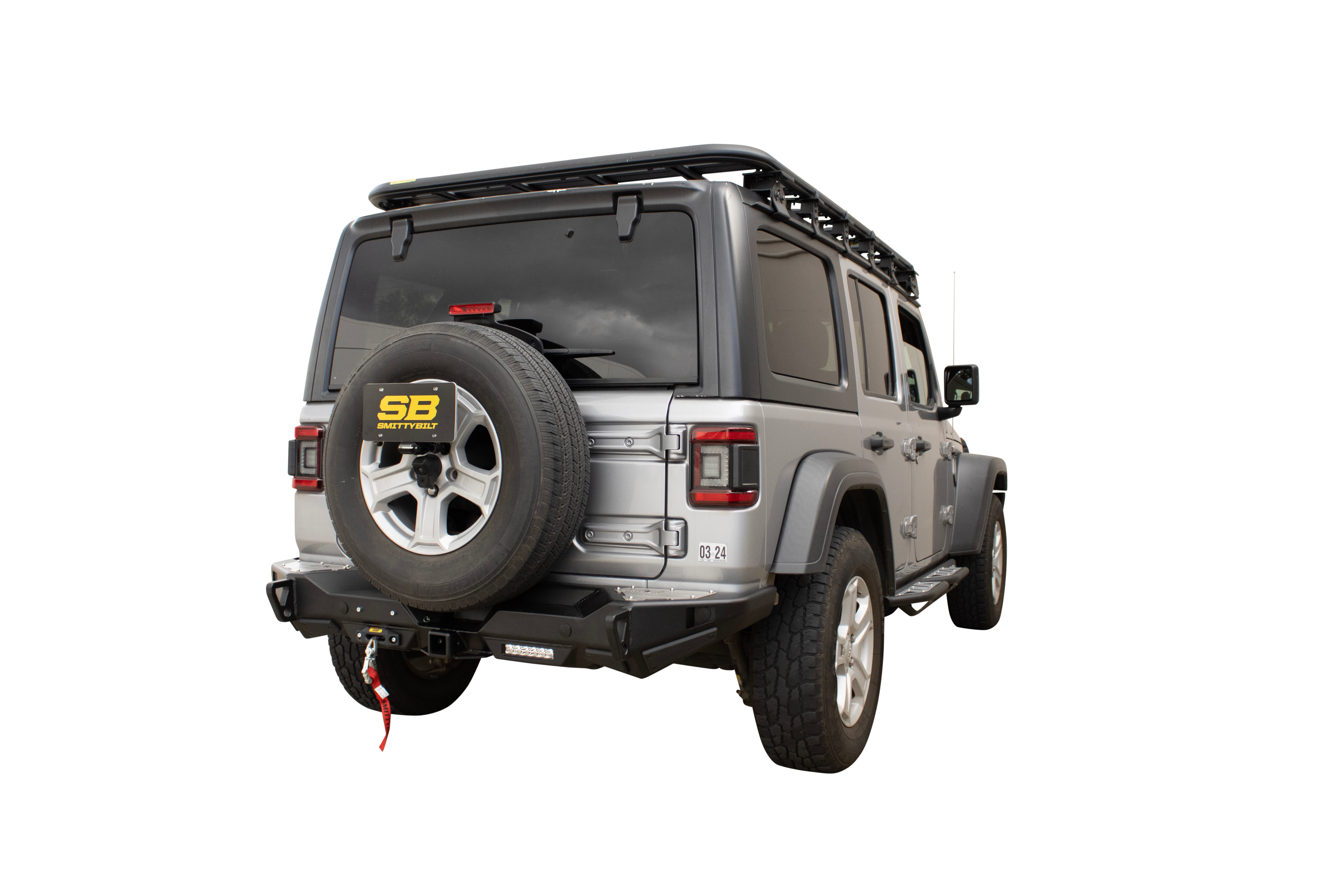 XRC Gen 3 Rear Winch Bumper – Textured Black (18+ JL/JLU) – 77868 view 3