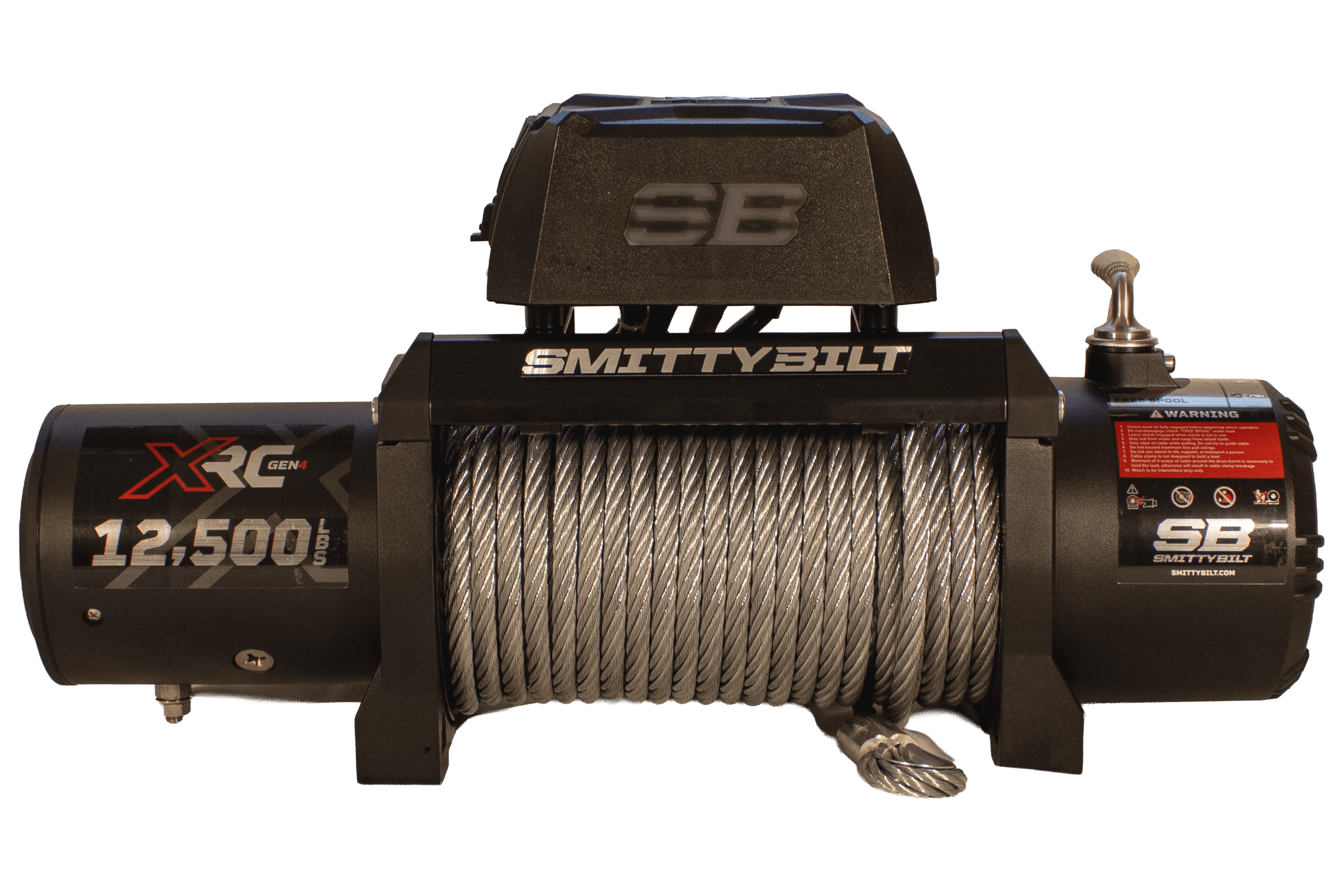 XRC Gen 4 12,500lb Winch w/ Steel Cable view 1
