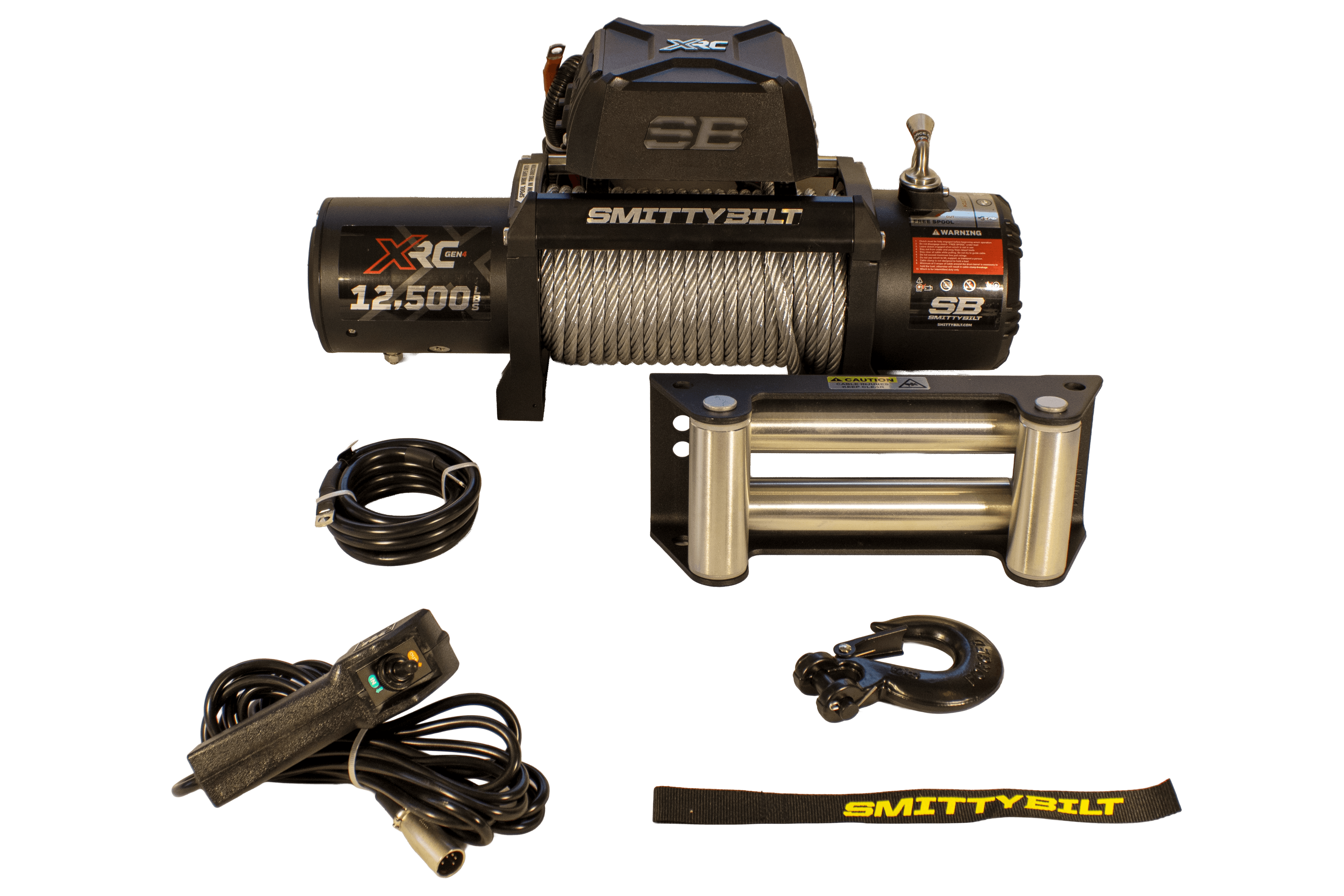 XRC Gen 4 12,500lb Winch w/ Steel Cable view 3