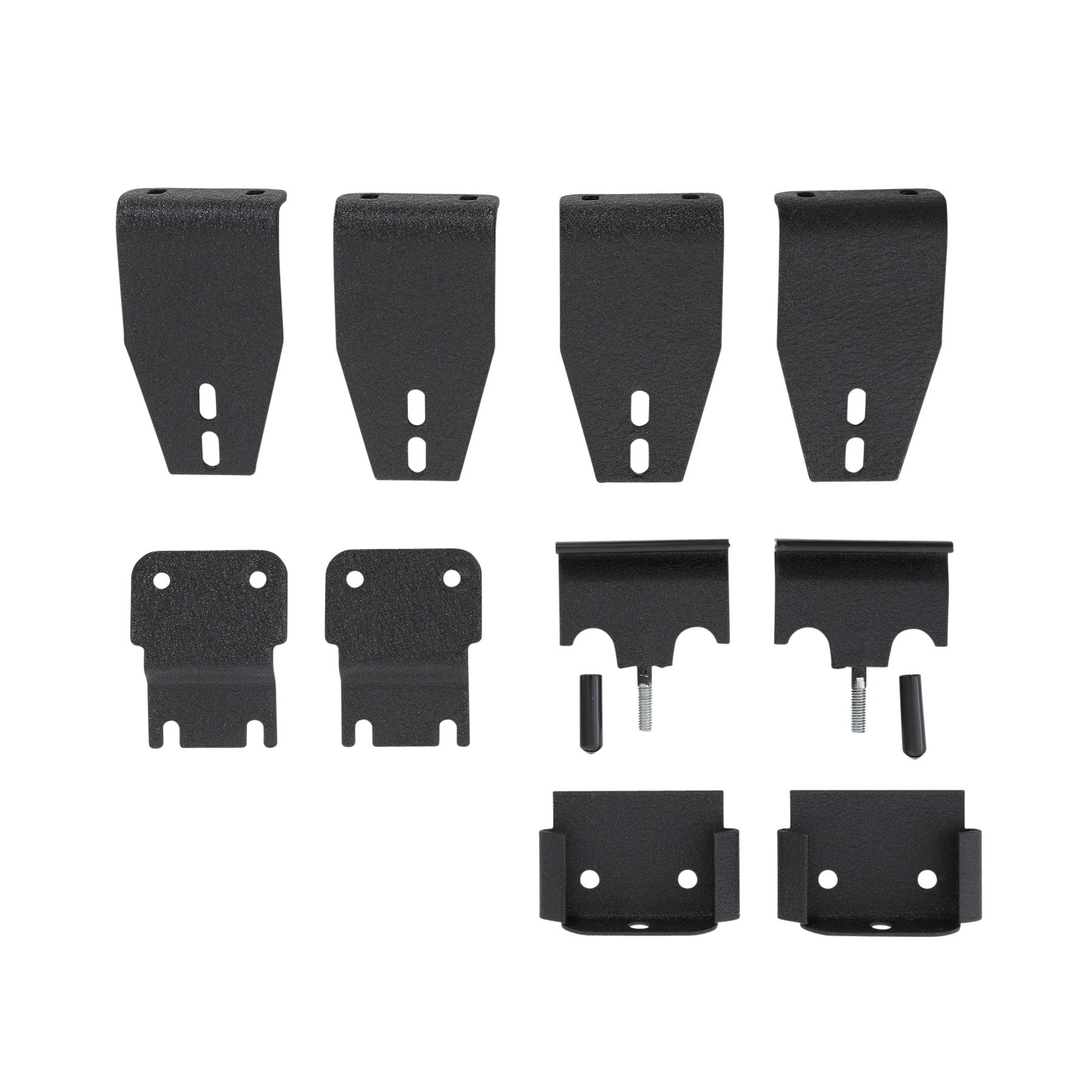 Defender Rack Mount Kit – Black (2007-2018 Jeep Wrangler JKU)