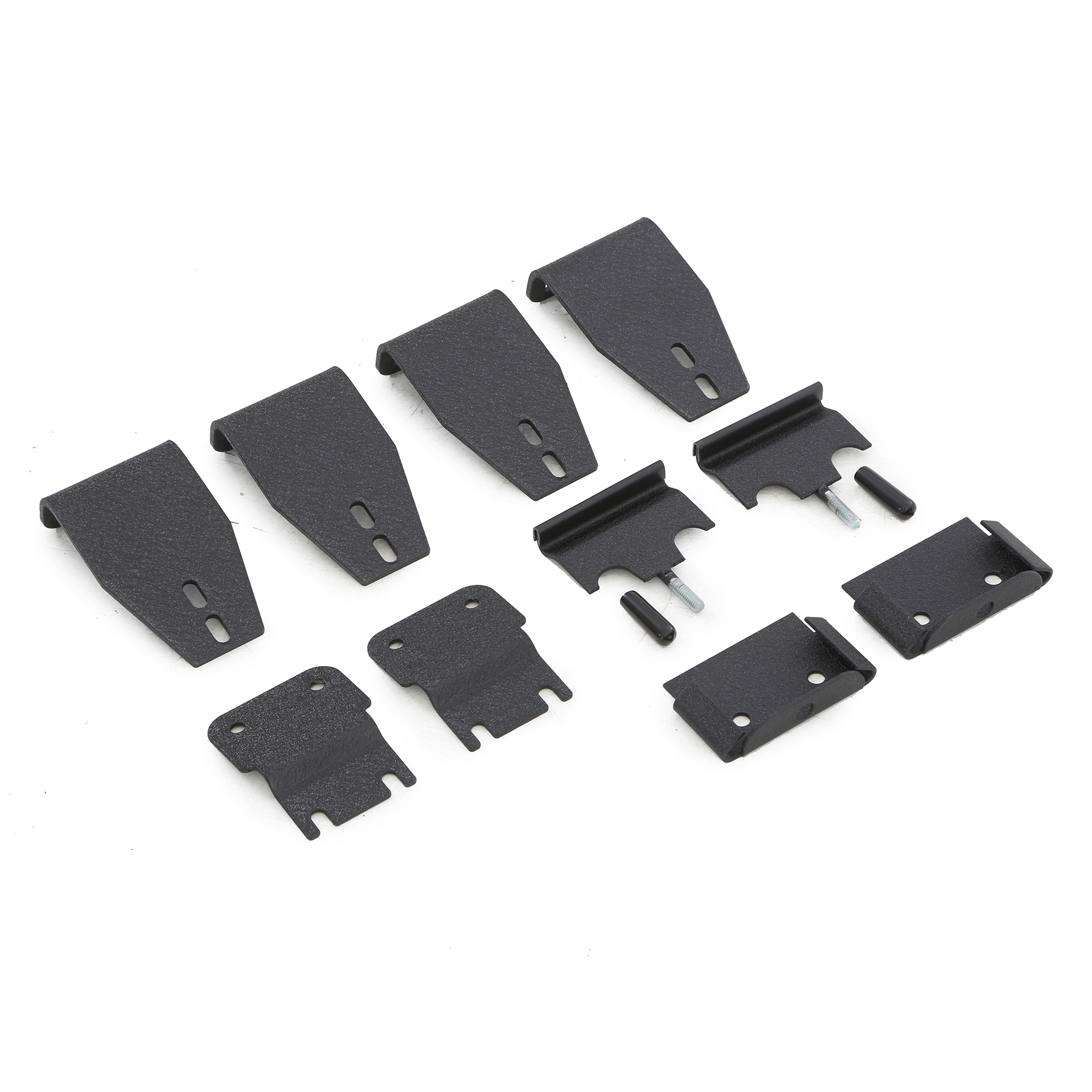 Defender Rack Mount Kit – Black (2007-2018 Jeep Wrangler JKU) view 2