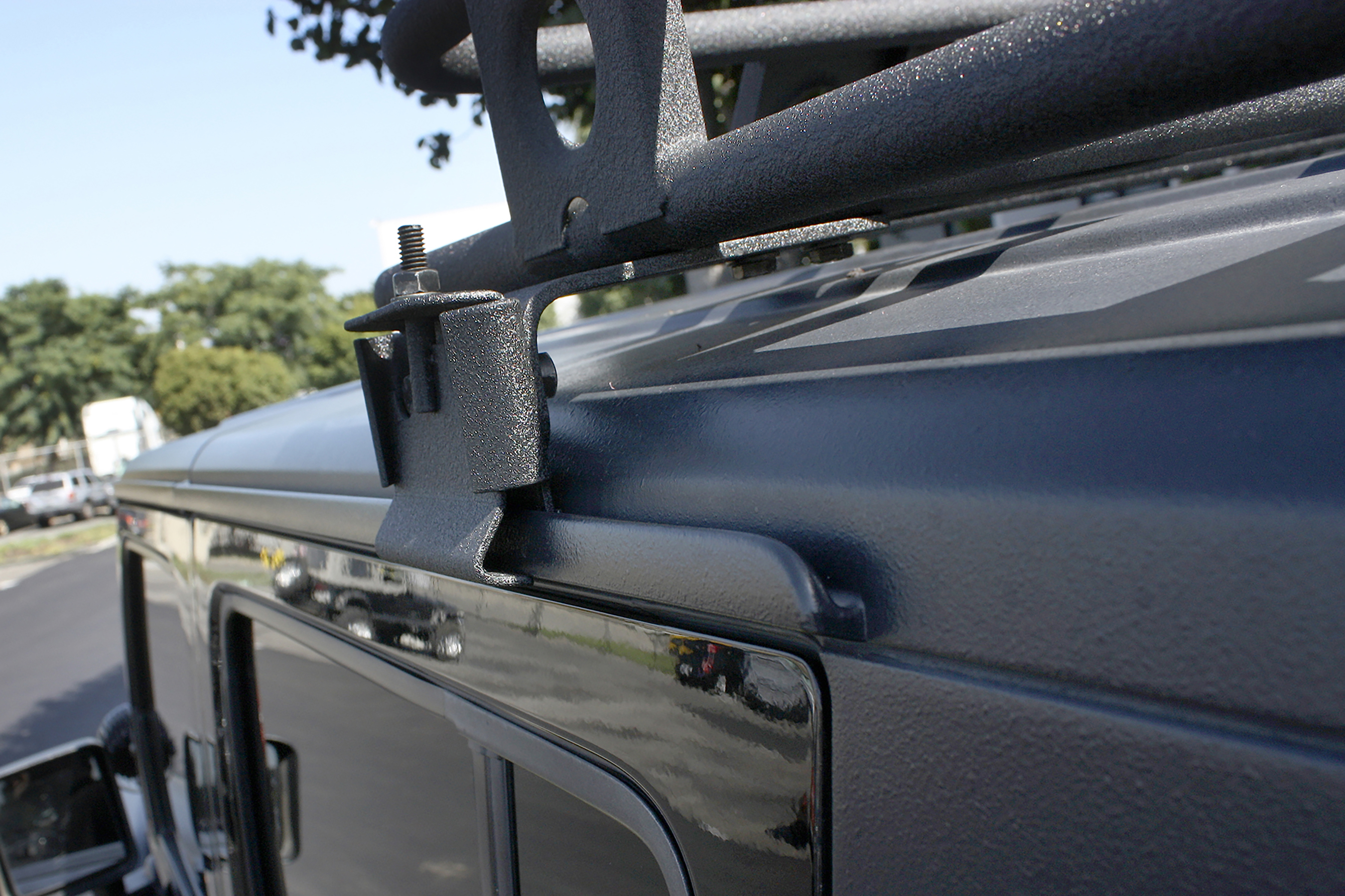 Defender Rack Mount Kit – Black (2007-2018 Jeep Wrangler JKU) view 4