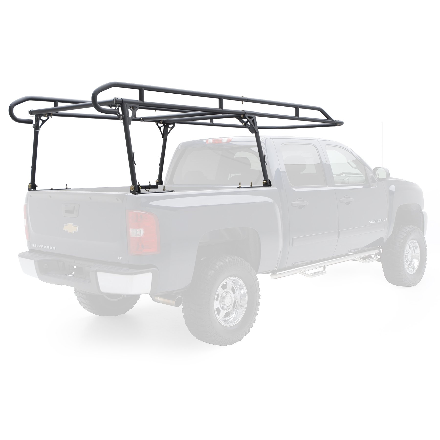 Contractors Rack – 800 Lb Rating – Full Size Truck – Black