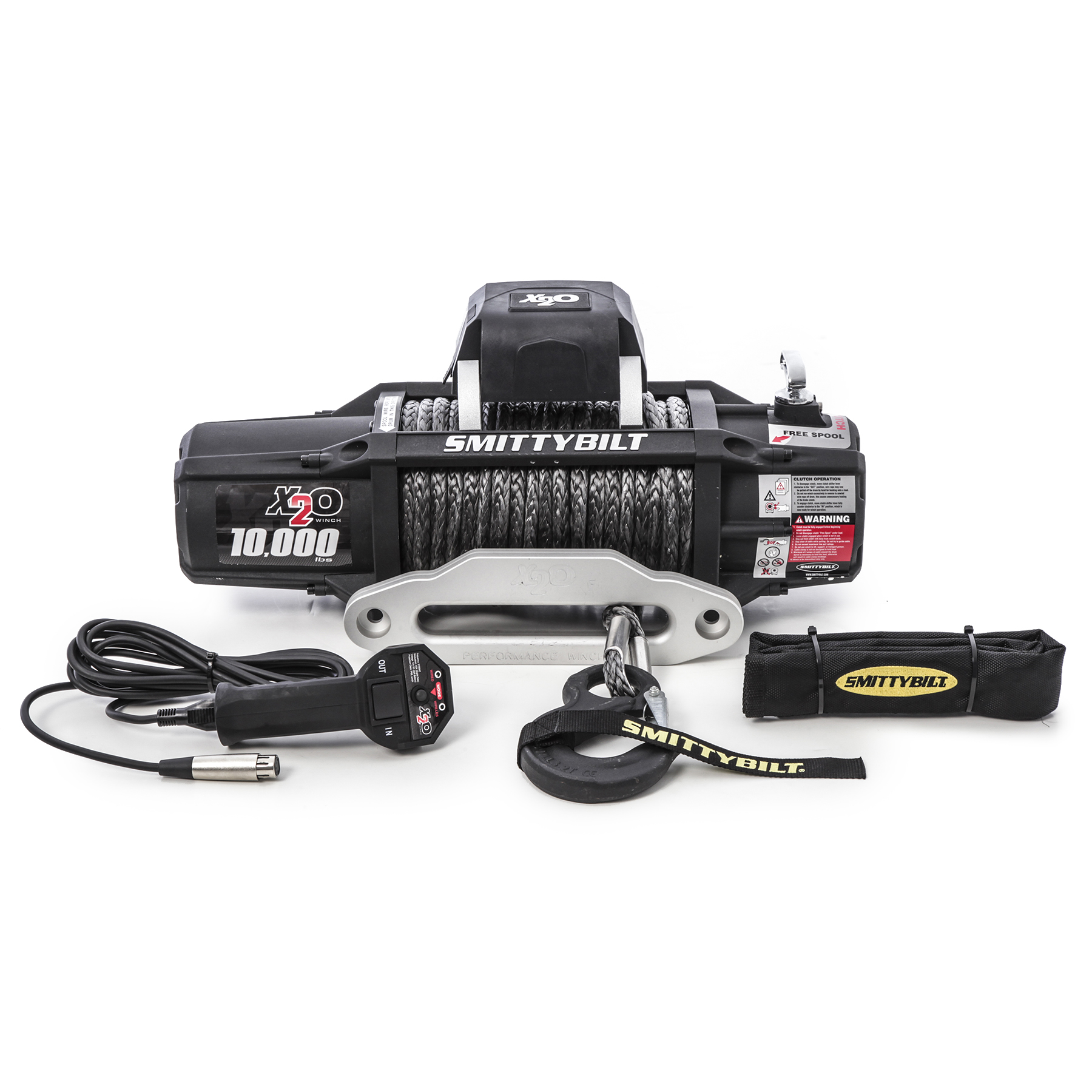 X2O Gen 2 10,000lb Comp Winch w/ Synthetic Rope - Smittybilt