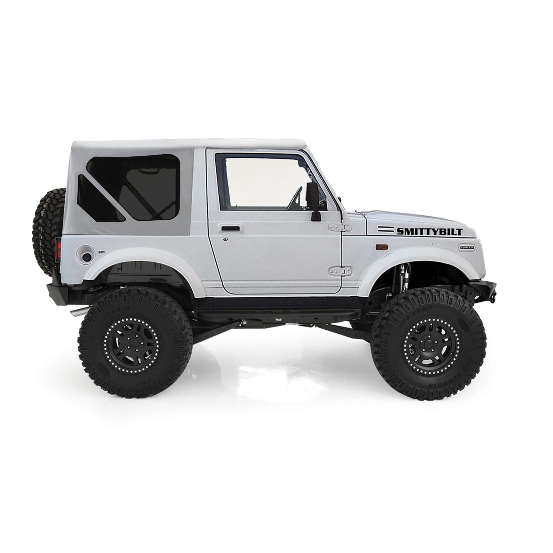 OE Replacement Soft Top w/ Zipout Windows - White (86-94 Suzuki