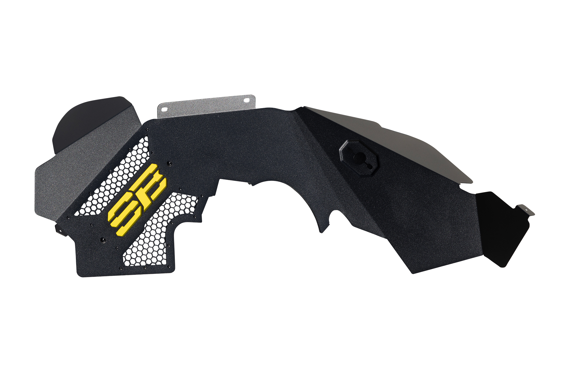 Front Aluminum Inner Fender Liner Pair - Black (07-18 JK/JKU